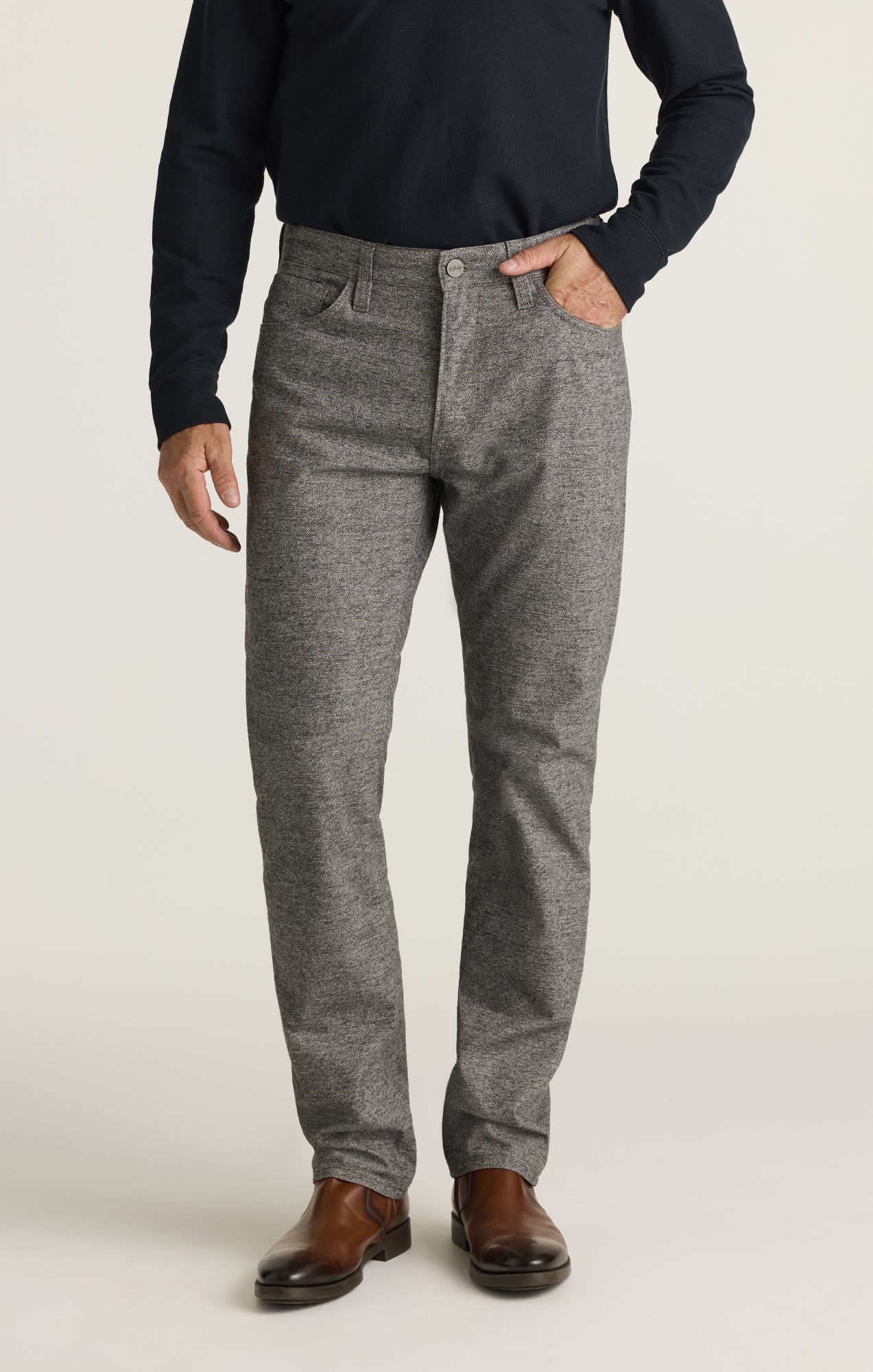 Courage Straight Leg Pants in Cloud Weave - Image 2