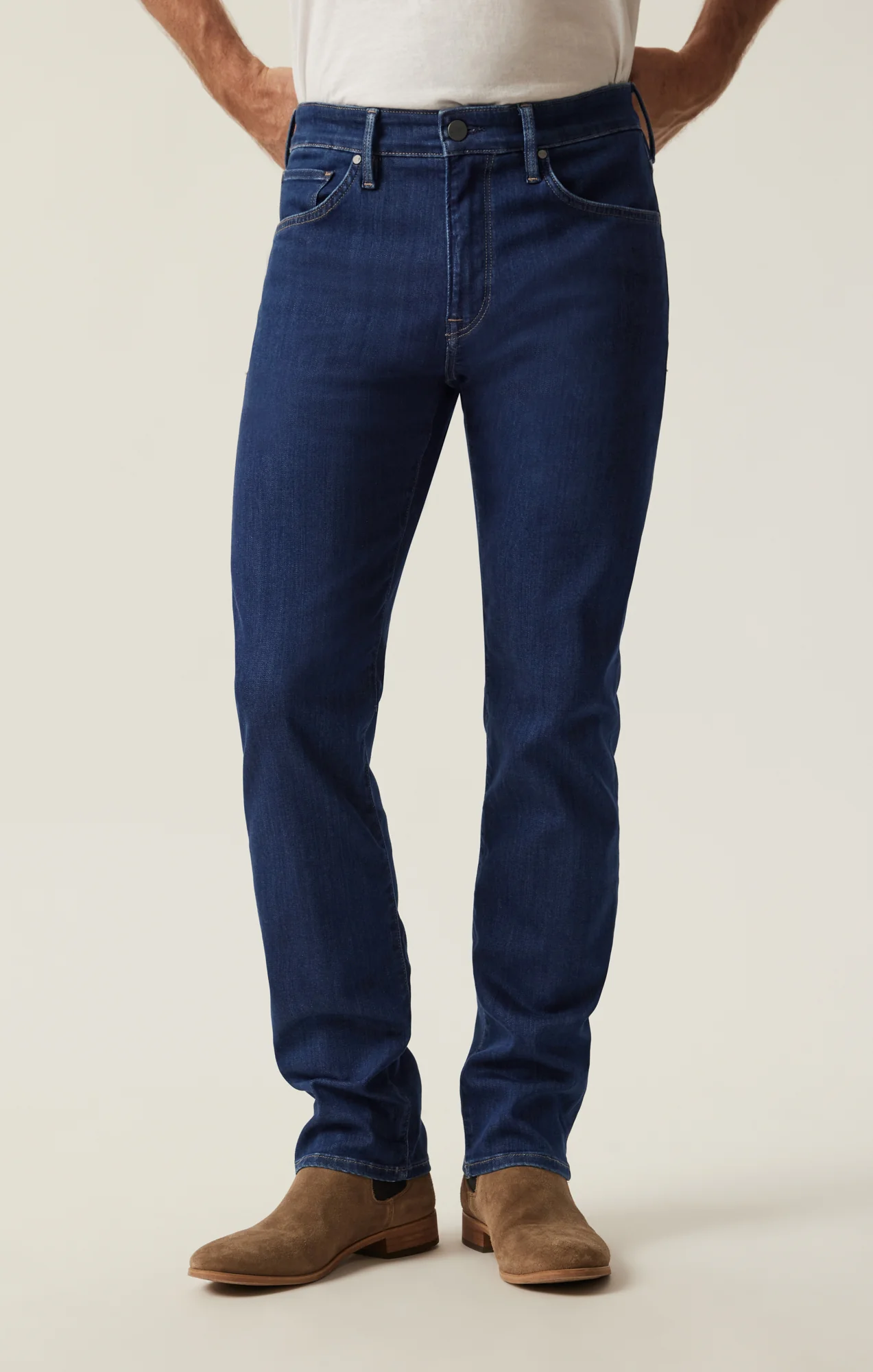 Courage Straight Leg Pants in Dark Blue Refined - Image 2