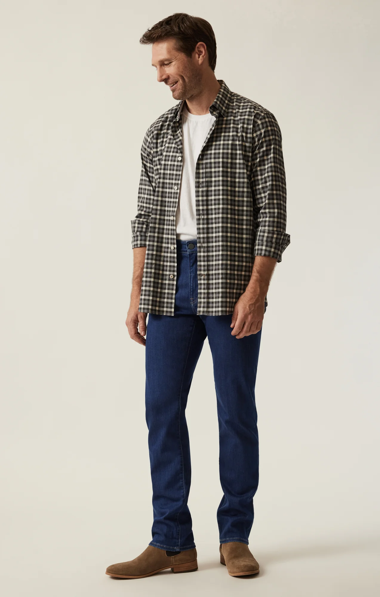 Courage Straight Leg Pants in Dark Blue Refined - Image 6