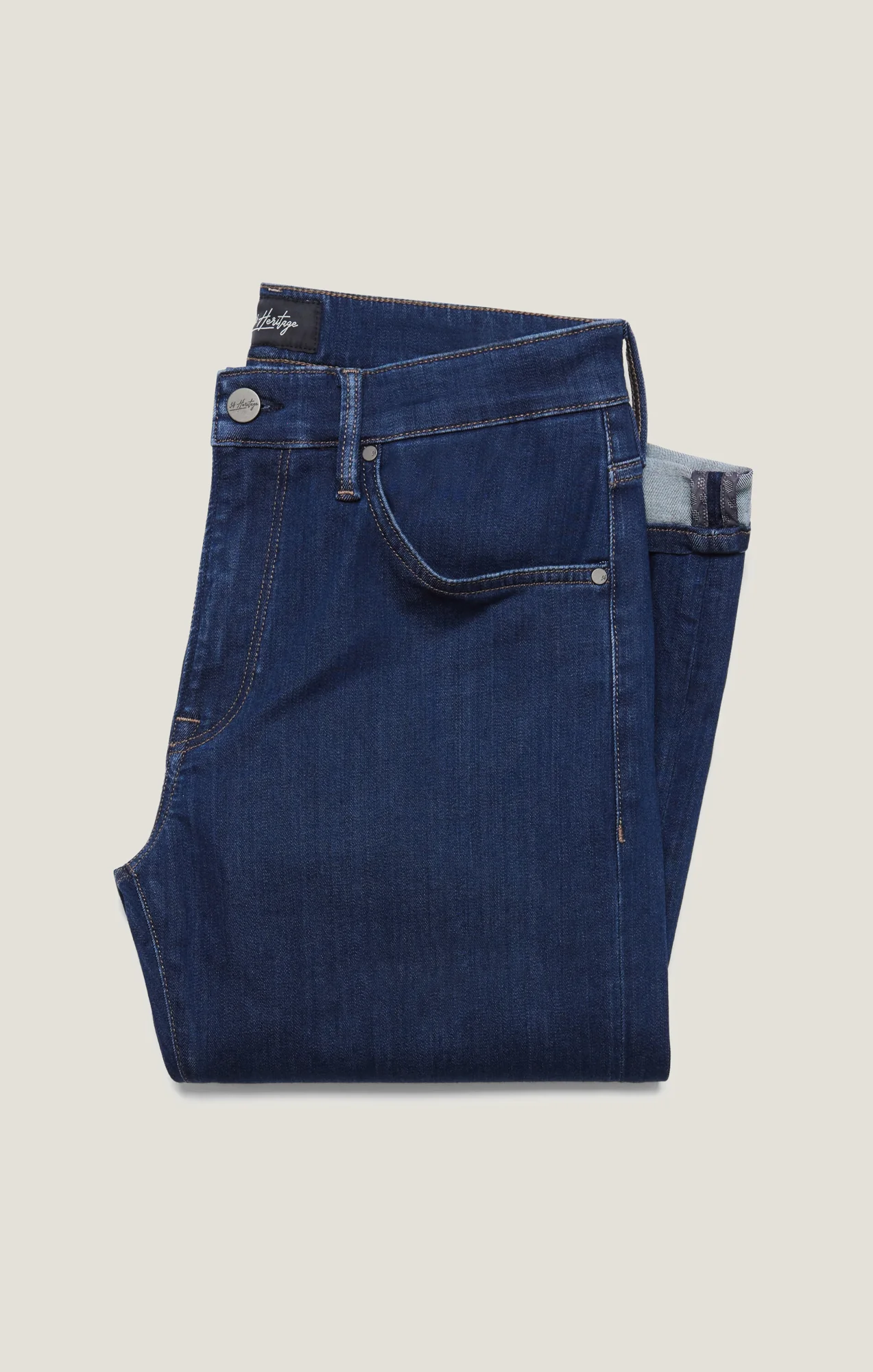 Courage Straight Leg Pants in Dark Blue Refined - Image 9