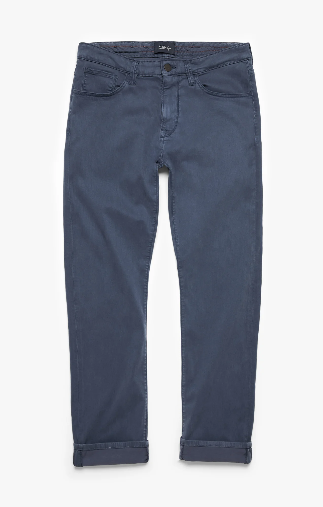 Courage Straight Leg Pants In Dark Denim Twill - Image 7