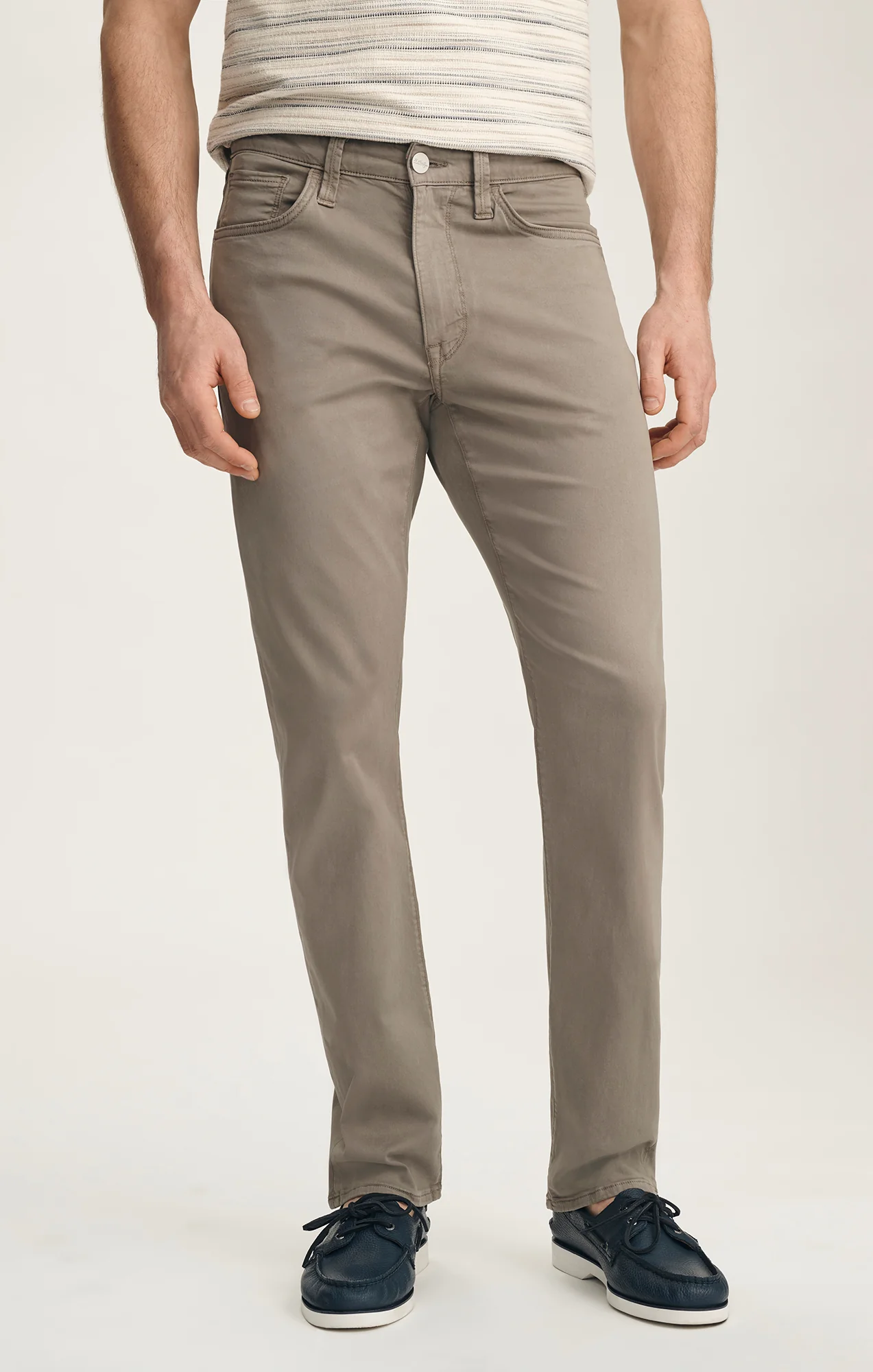 Courage Straight Leg Pants In Driftwood Twill - Image 2