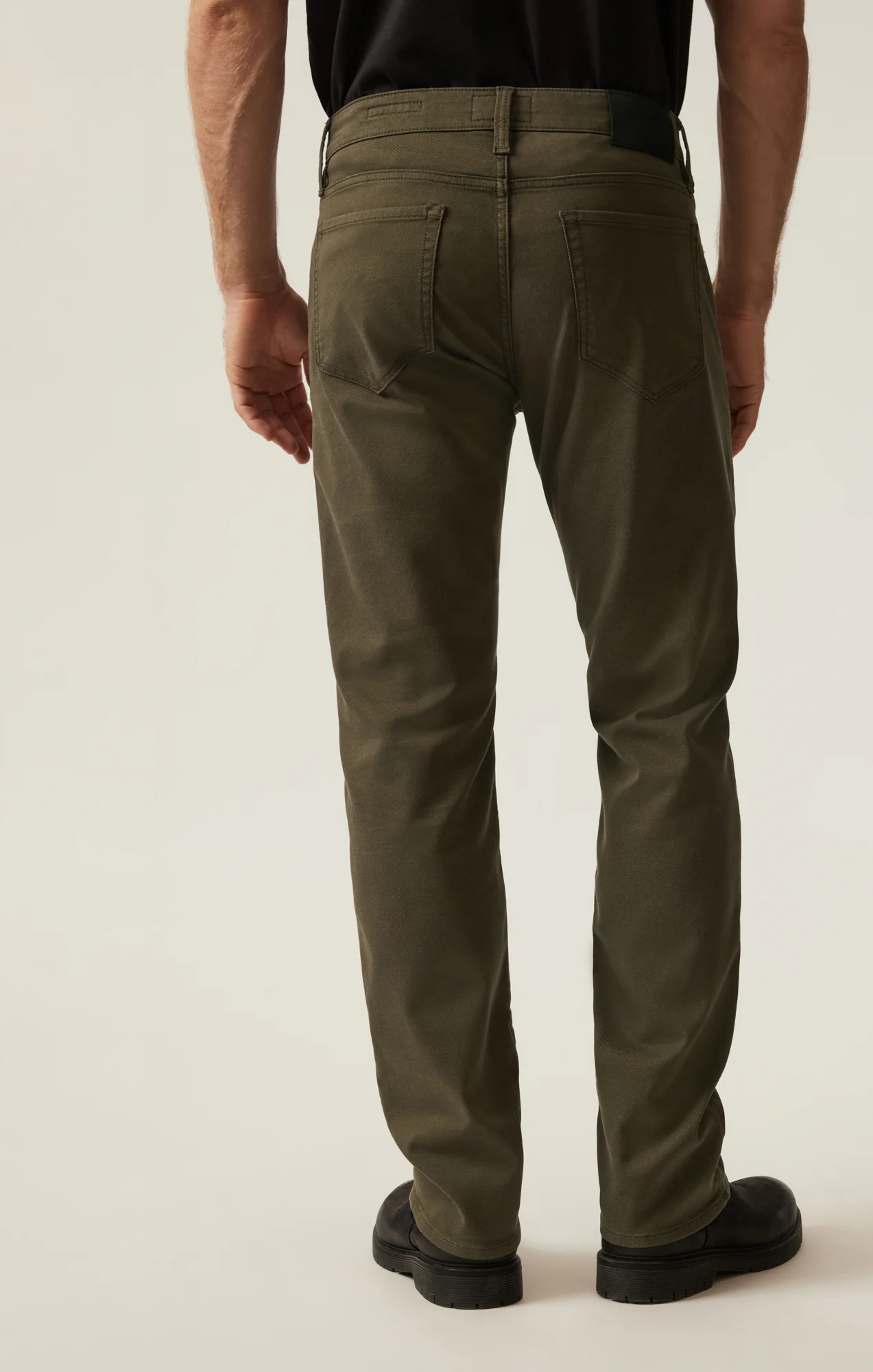 Courage Straight Leg Pants in Dusky Green Coolmax - Image 4