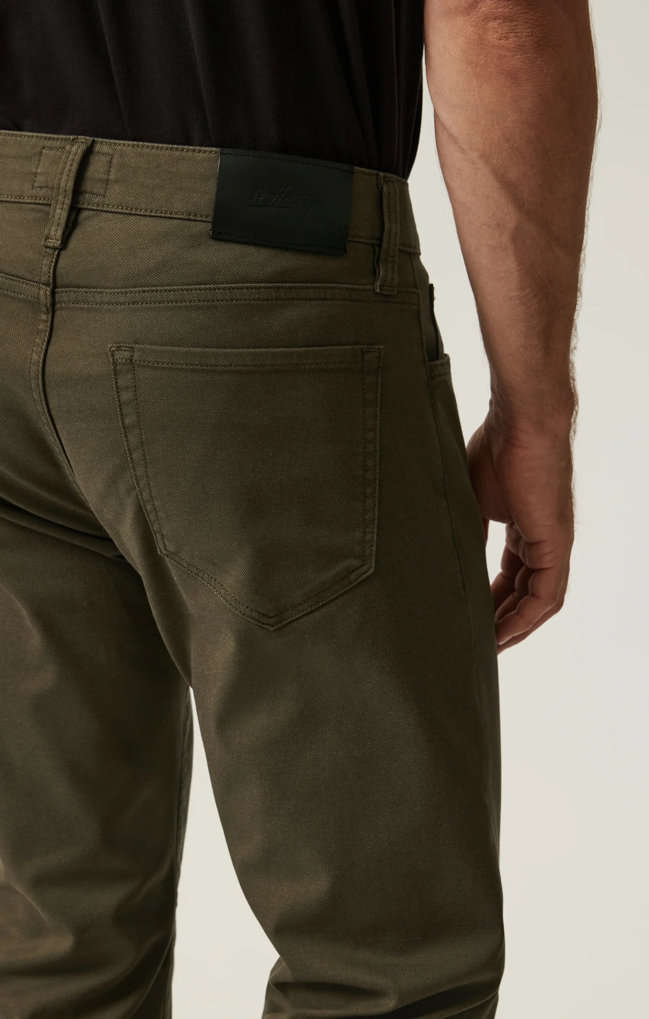 Courage Straight Leg Pants in Dusky Green Coolmax - Image 5