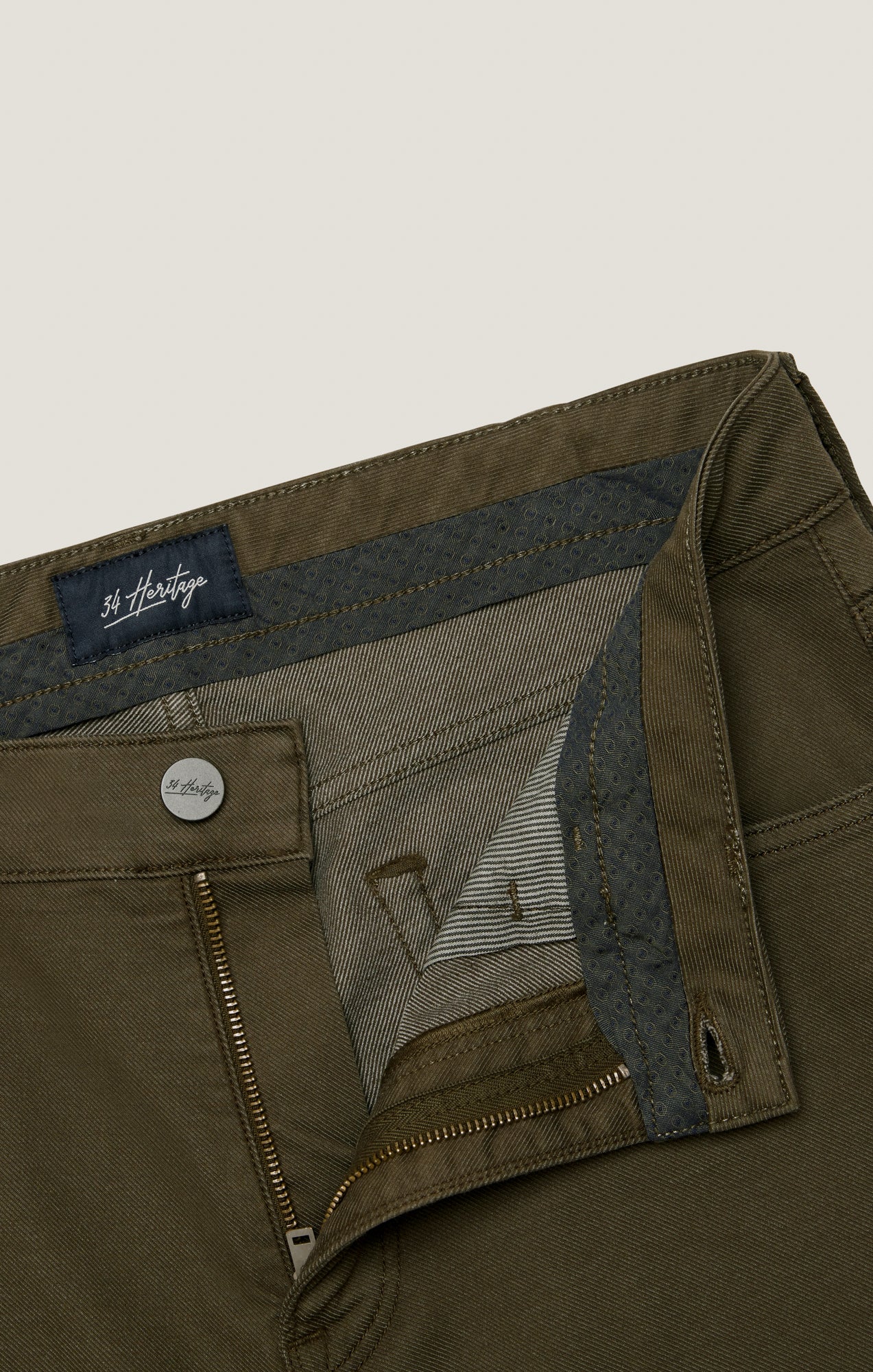 Courage Straight Leg Pants in Dusky Green Coolmax - Image 9