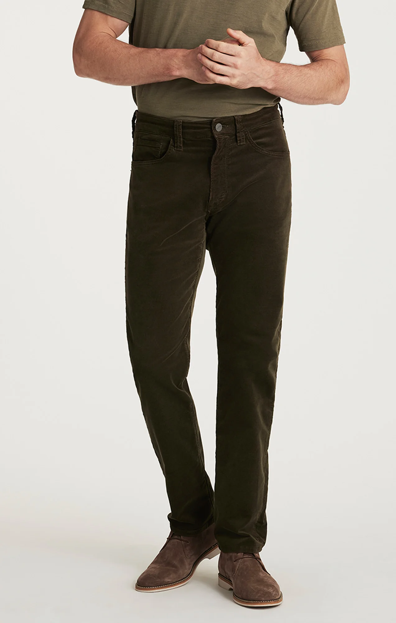 Courage Straight Leg Pants in Fern Cord - Image 2