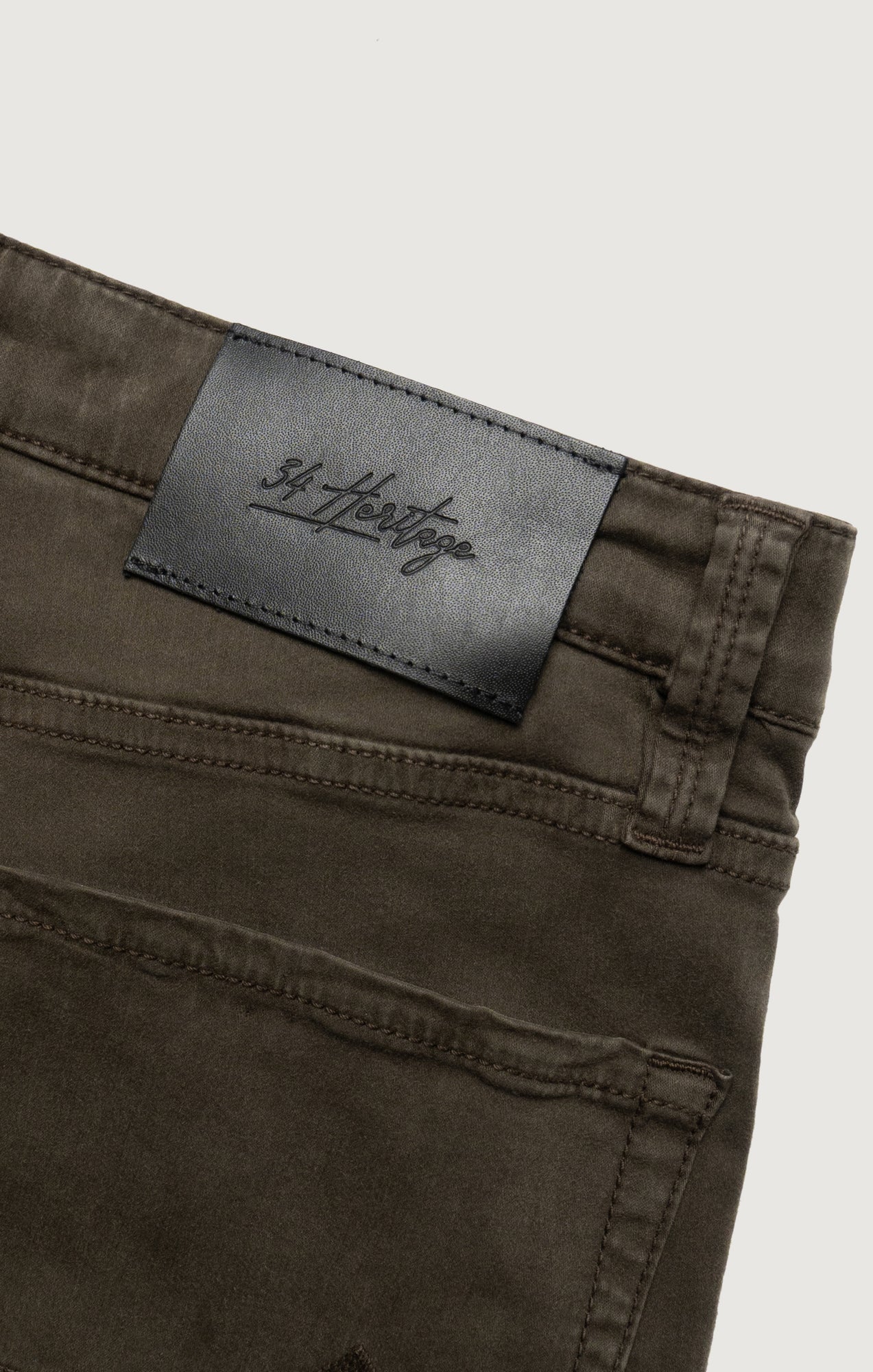 Courage Straight Leg Pants in Green Cactus Twill - Image 9