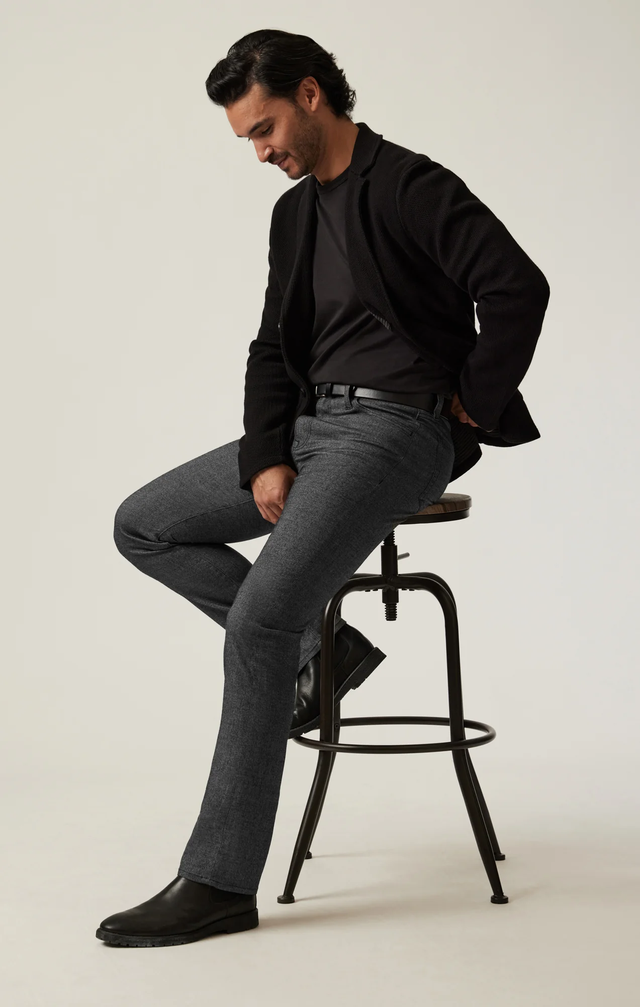 Courage Straight Leg Pants in Grey Elite - Image 6