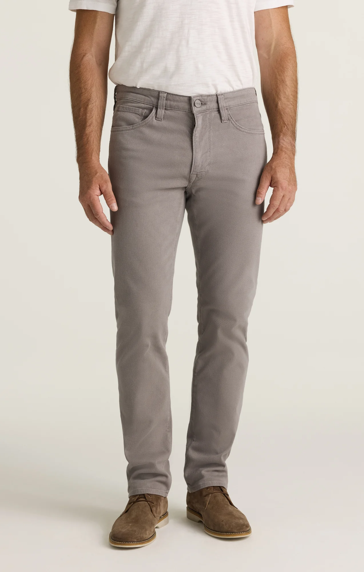 Courage Straight Leg Pants in Grey Honeycomb - Image 2