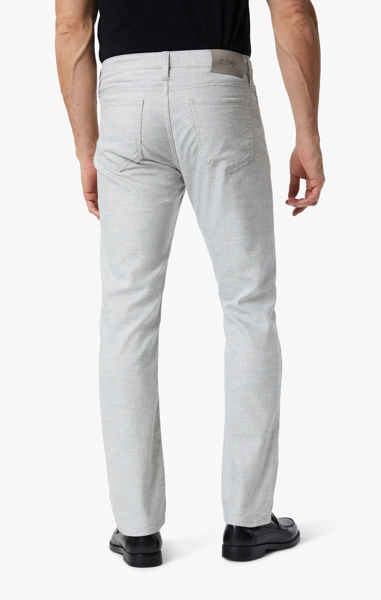 Courage Straight Leg Pants In Light Grey Hemp - Image 4