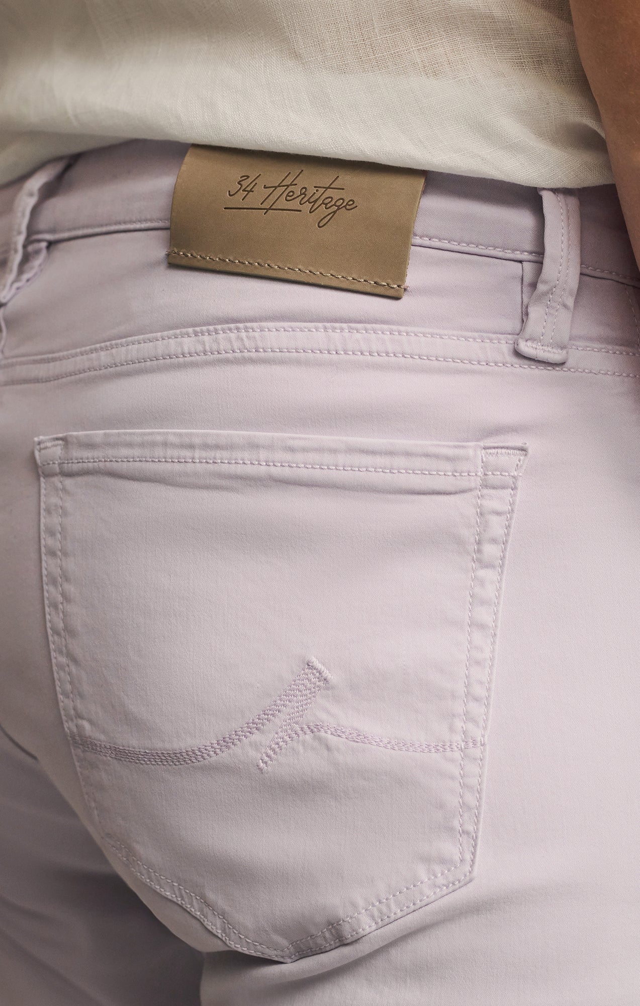 Courage Straight Leg Pants in Lilac Twill - Image 5