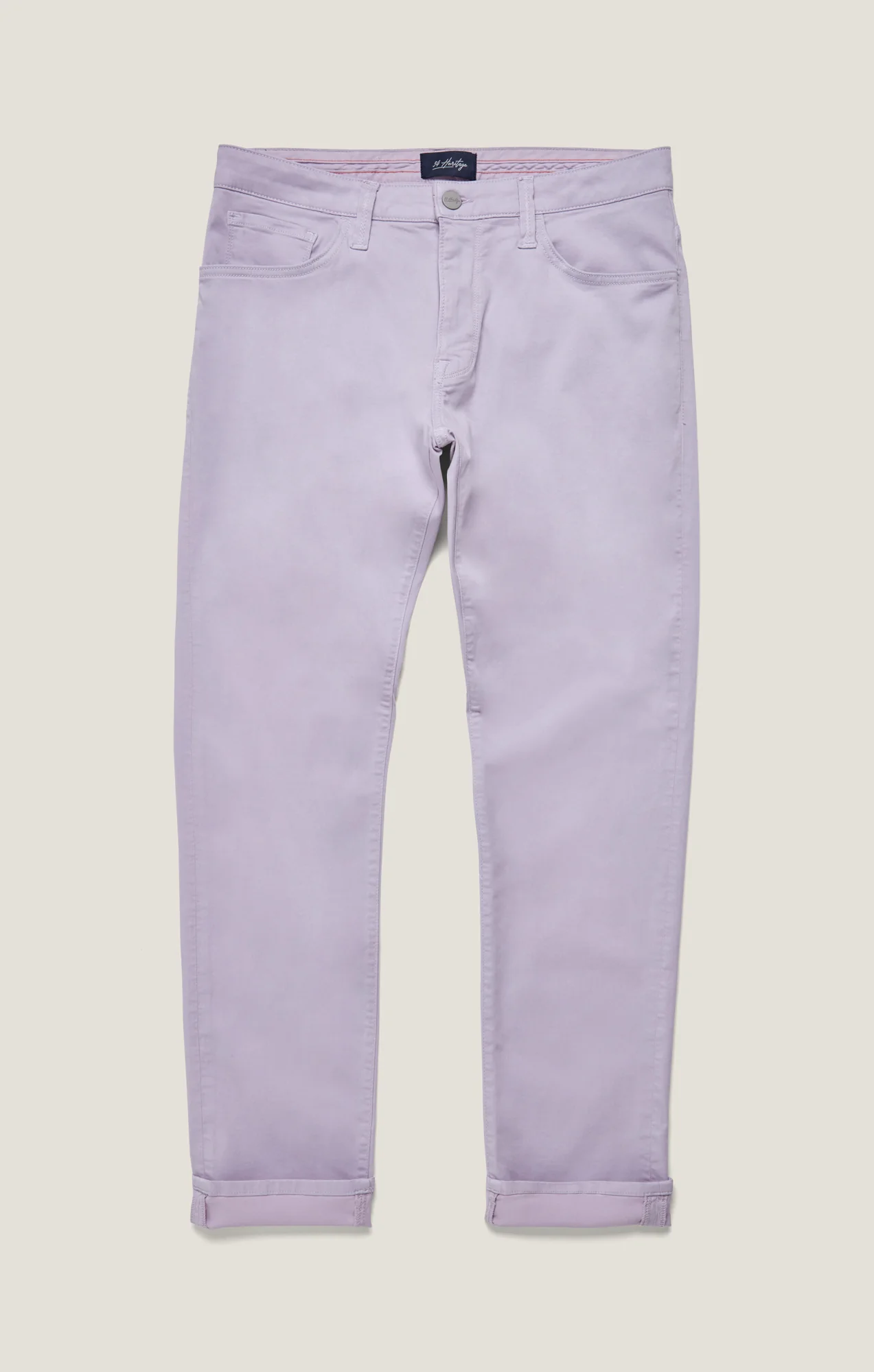 Courage Straight Leg Pants in Lilac Twill - Image 7