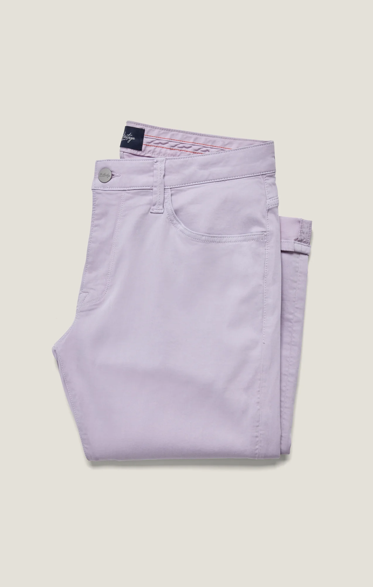 Courage Straight Leg Pants in Lilac Twill - Image 8