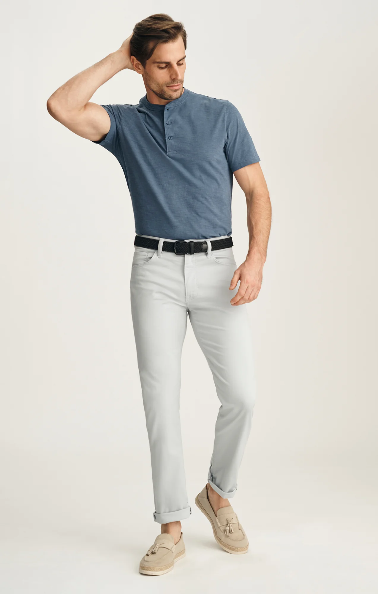 Courage Straight Leg Pants In Mist Coolmax