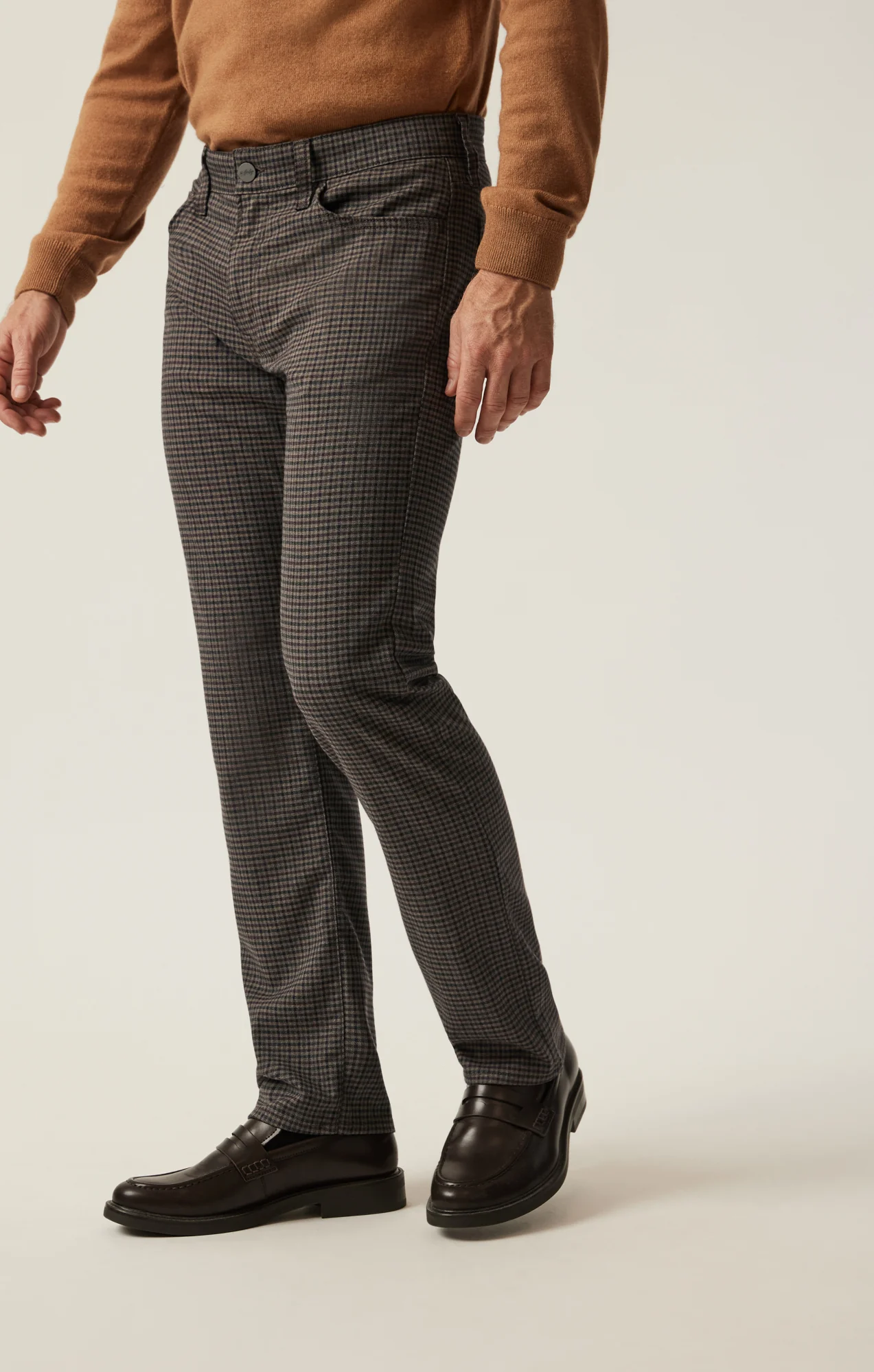 Courage Straight Leg Pants in Multi Elite Check - Image 3