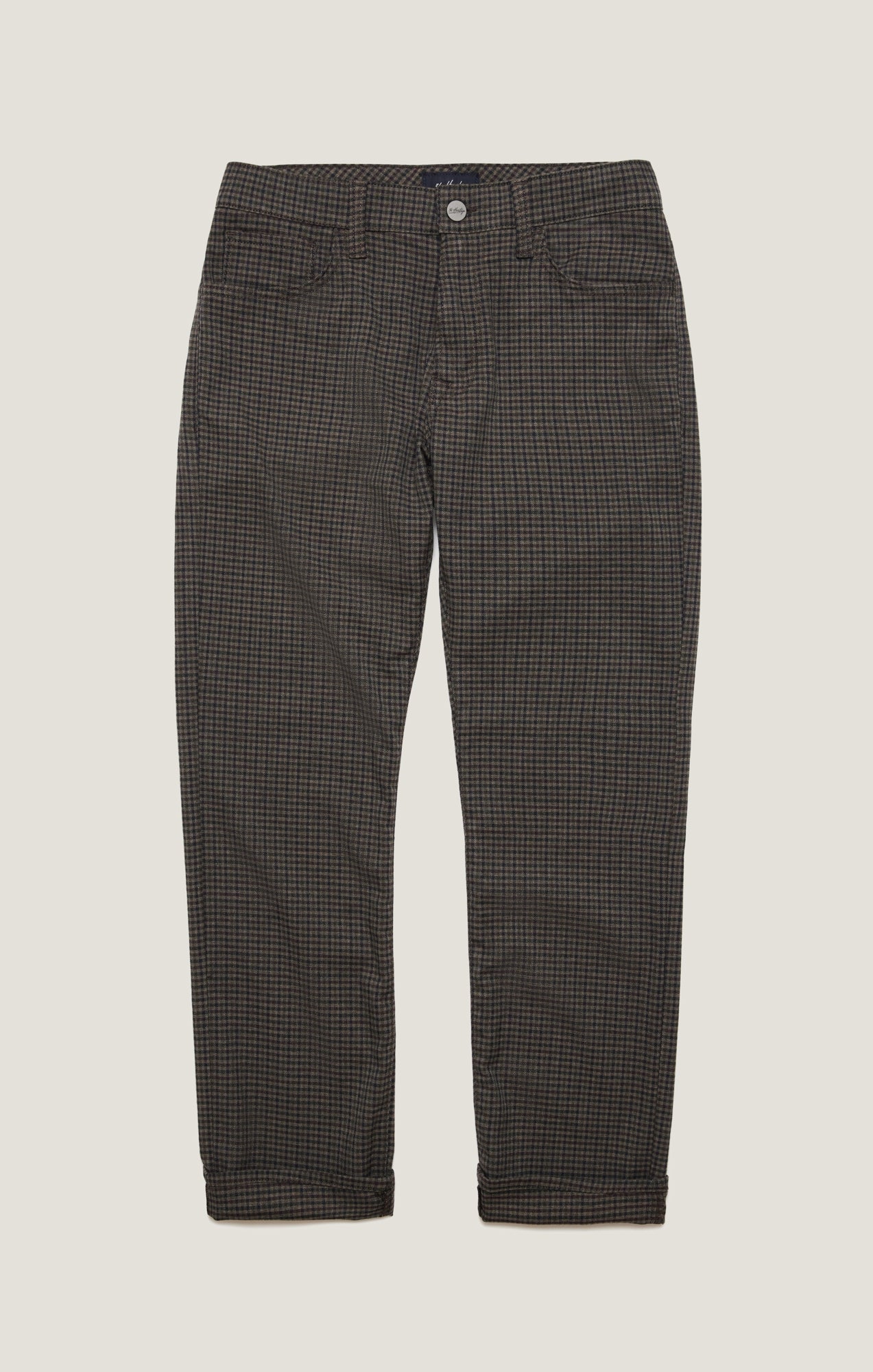 Courage Straight Leg Pants in Multi Elite Check - Image 8