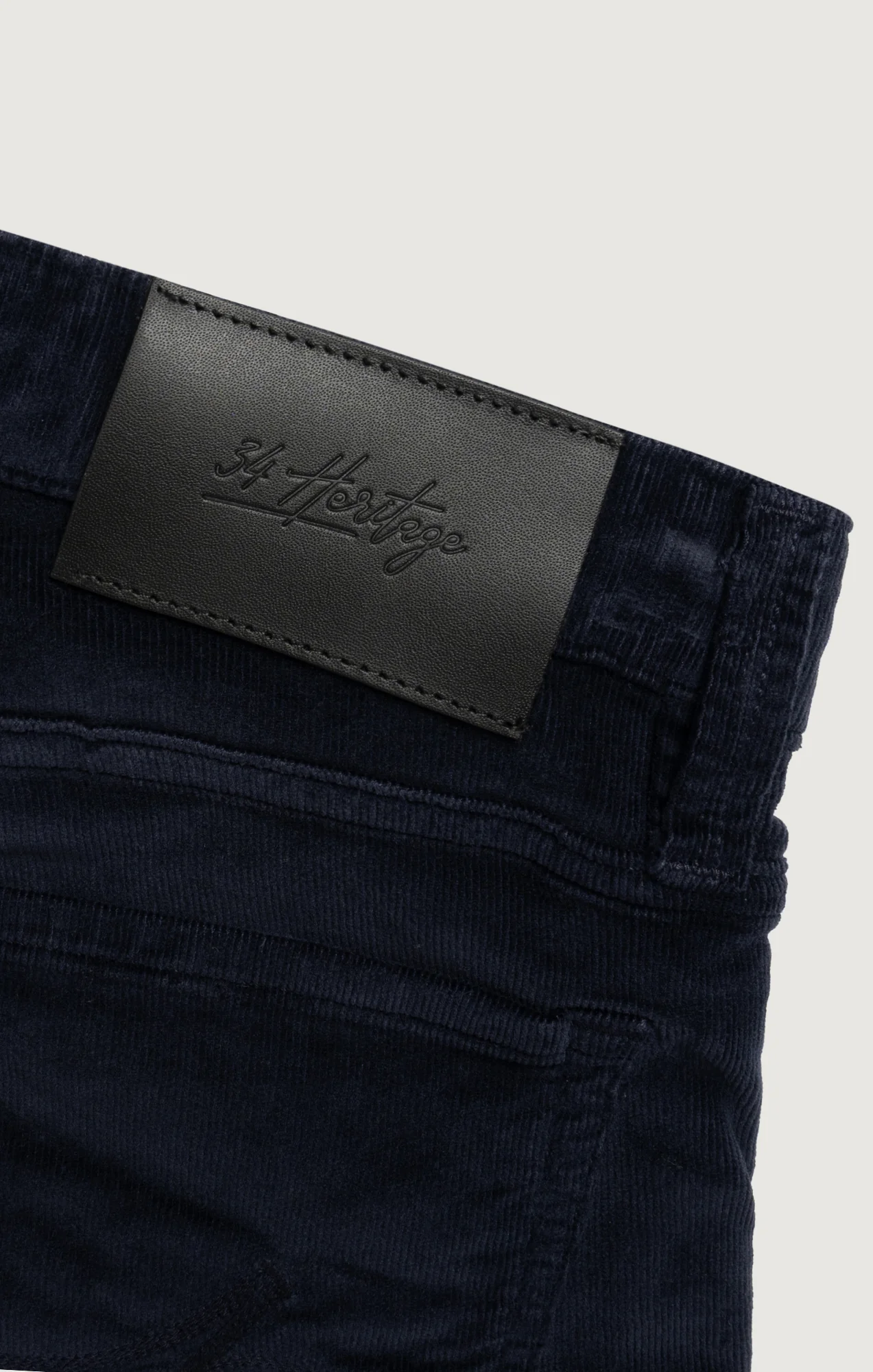 Courage Straight Leg Pants in Navy Cord - Image 11