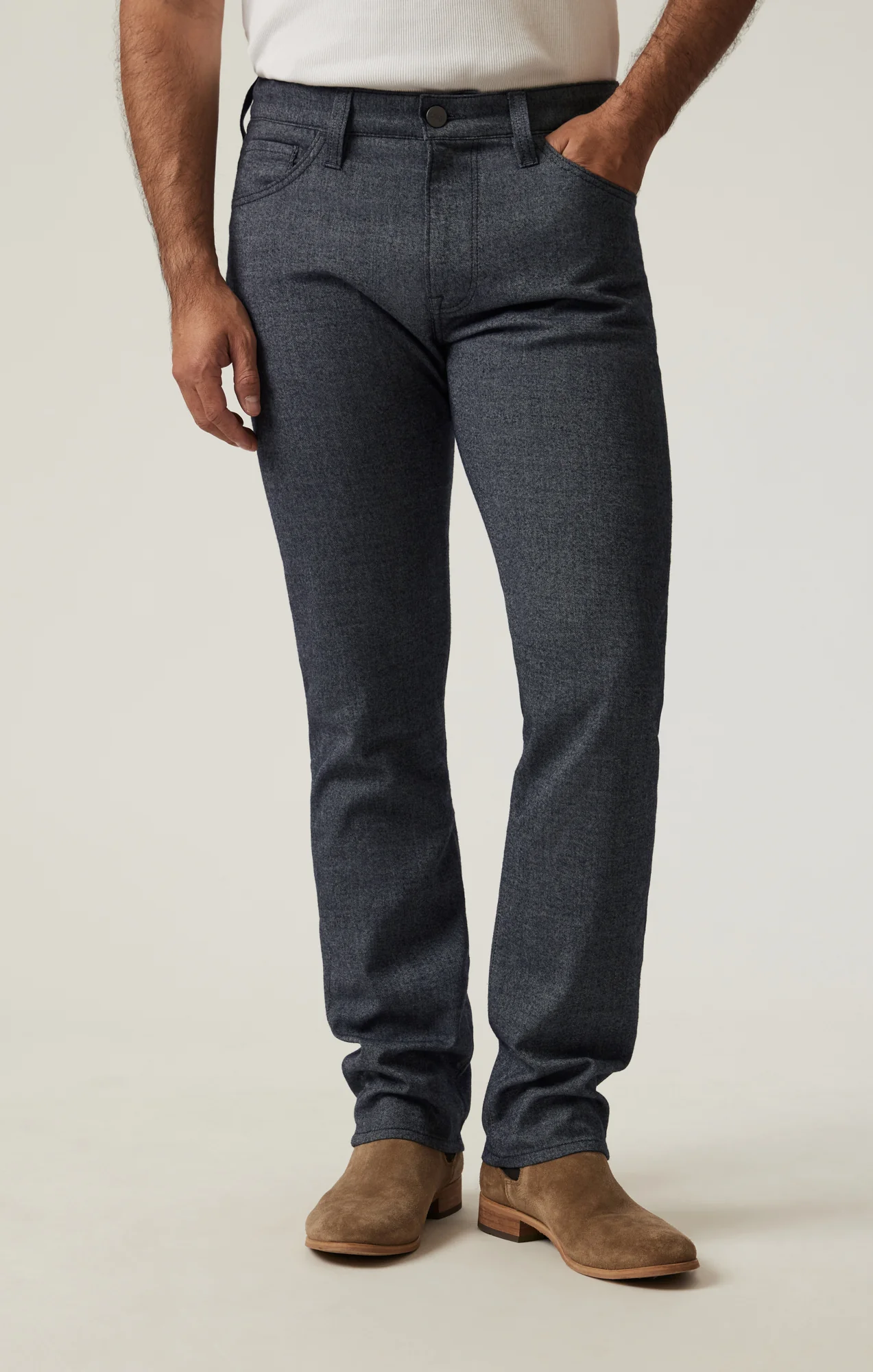 Courage Straight Leg Pants in Navy Elite - Image 2