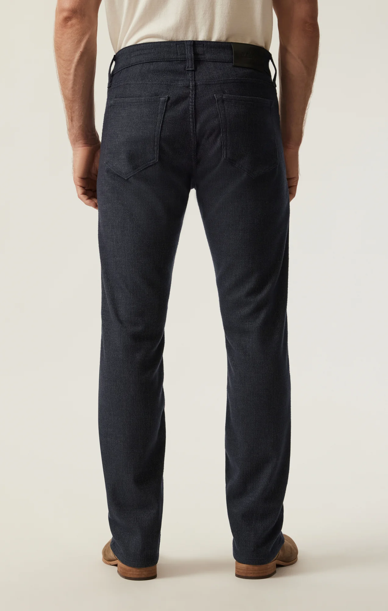 Courage Straight Leg Pants in Navy Fancy - Image 4