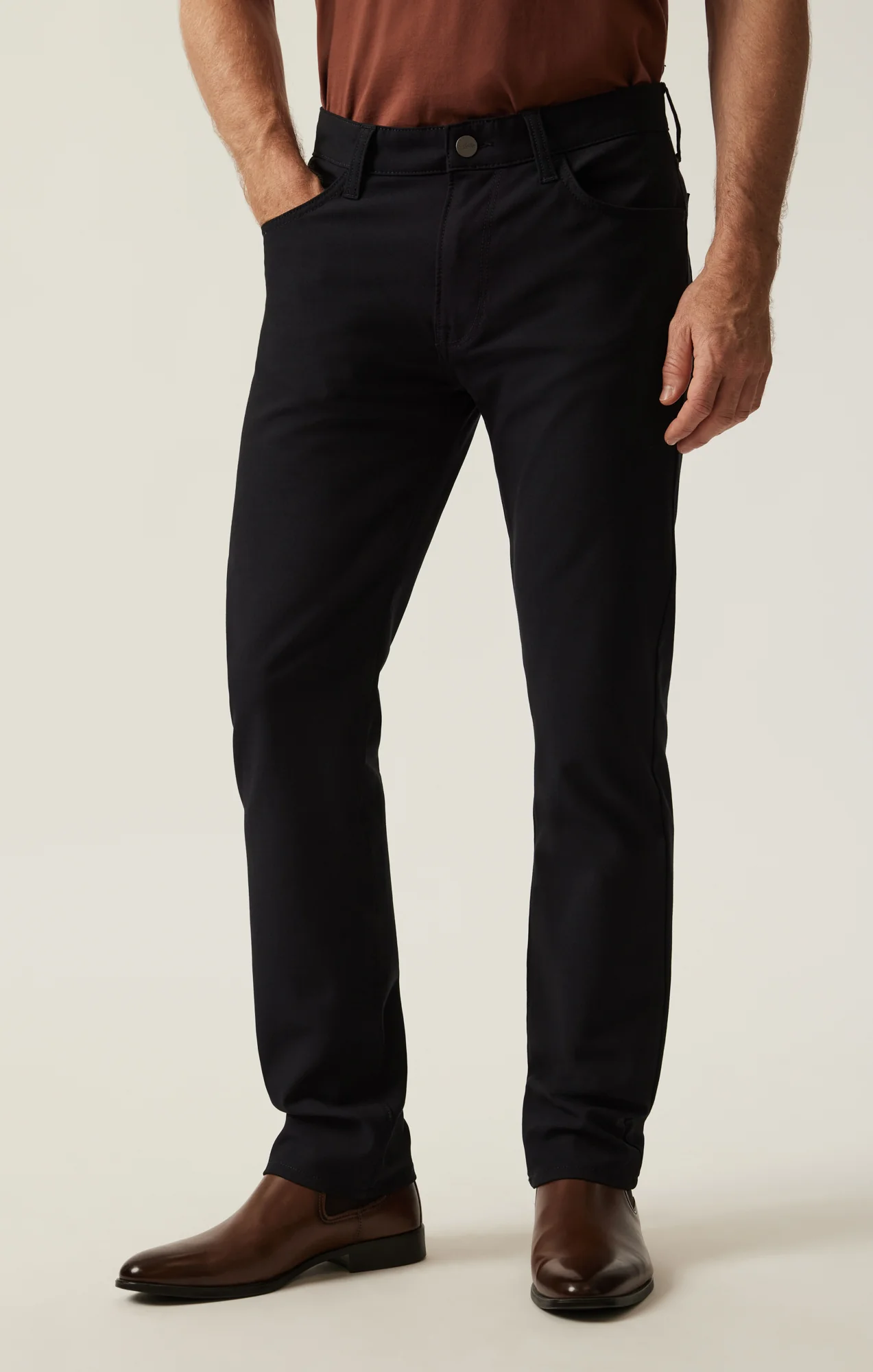 Courage Straight Leg Pants in Navy Supreme - Image 2