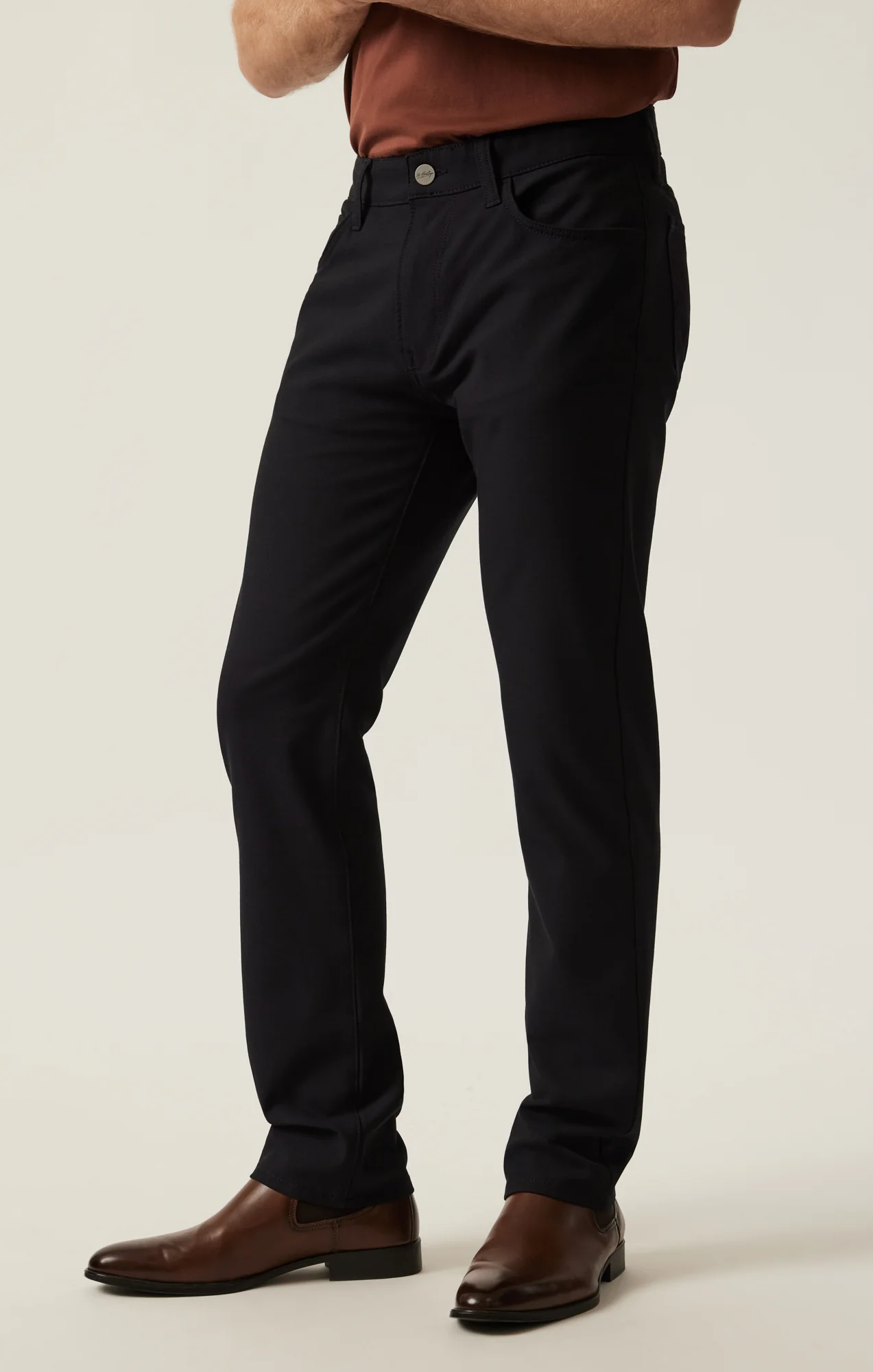 Courage Straight Leg Pants in Navy Supreme - Image 3