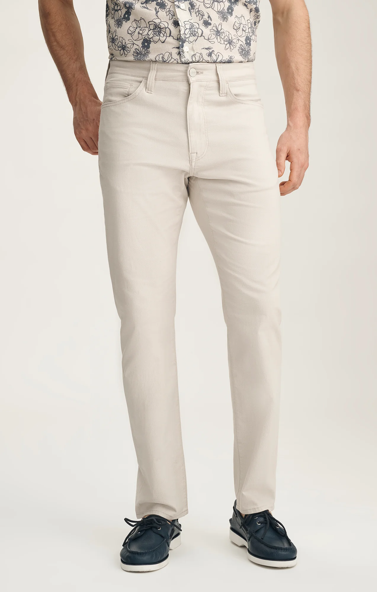 Courage Straight Leg Pants In Oat Honeycomb - Image 2