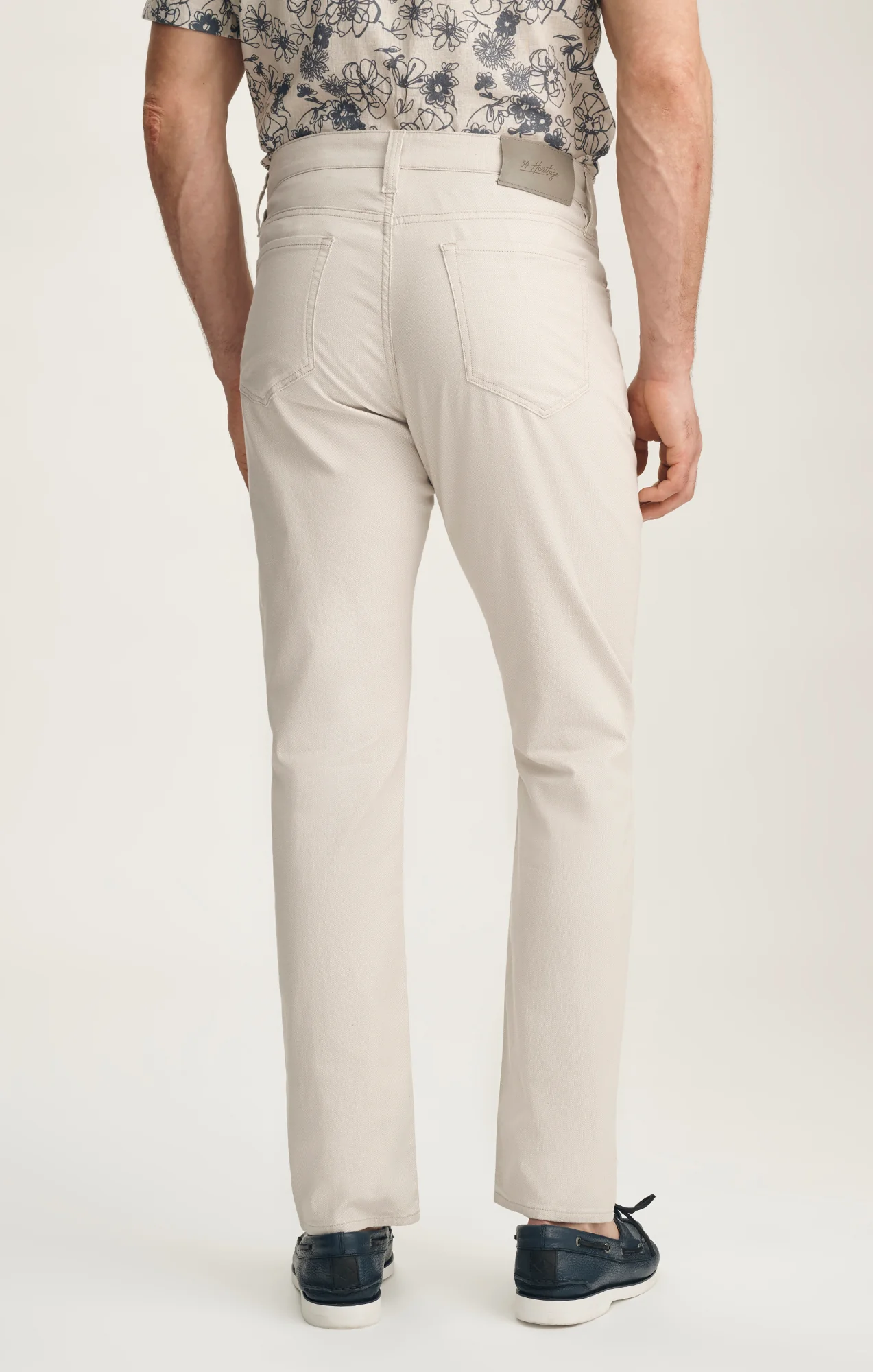 Courage Straight Leg Pants In Oat Honeycomb - Image 5