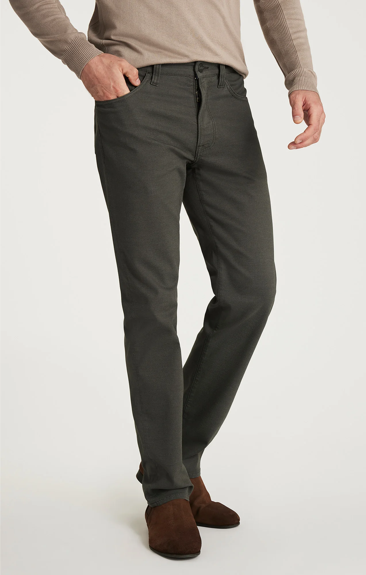 Courage Straight Leg Pants in Peat Coolmax - Image 2