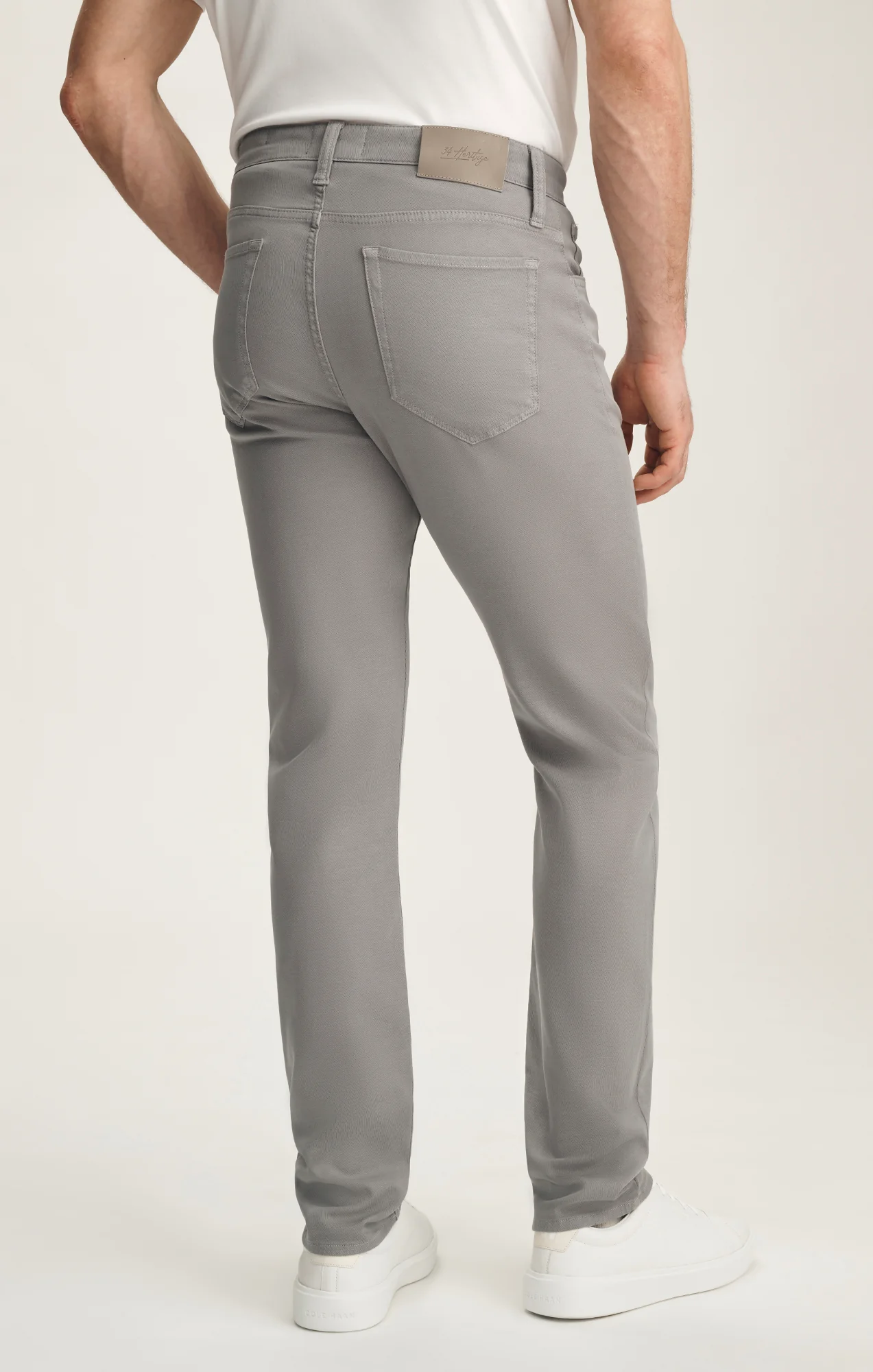 Courage Straight Leg Pants In Pewter Cloud Luxe - Image 5