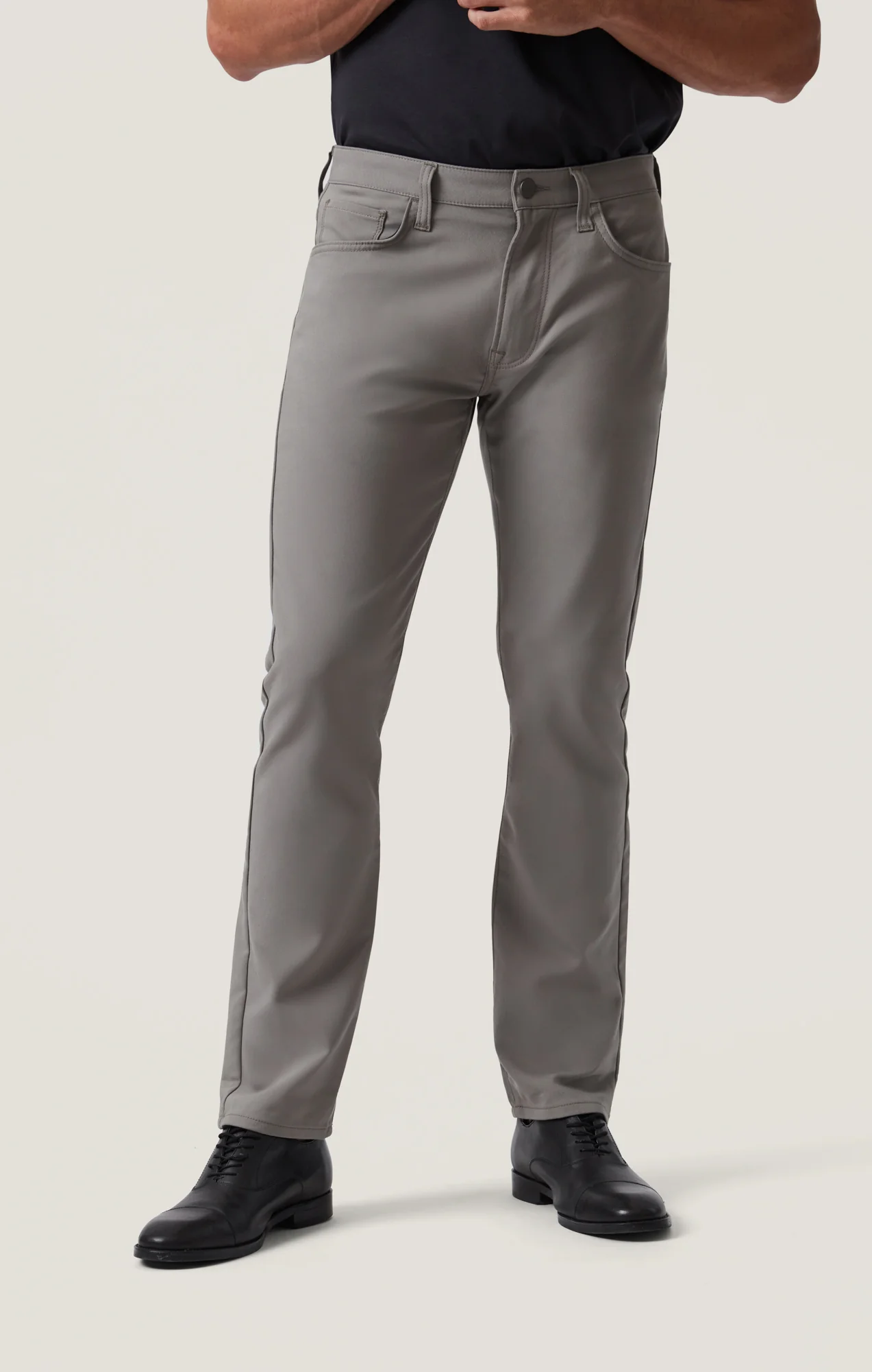 Courage Straight Leg Pants in Pewter Commuter - Image 2