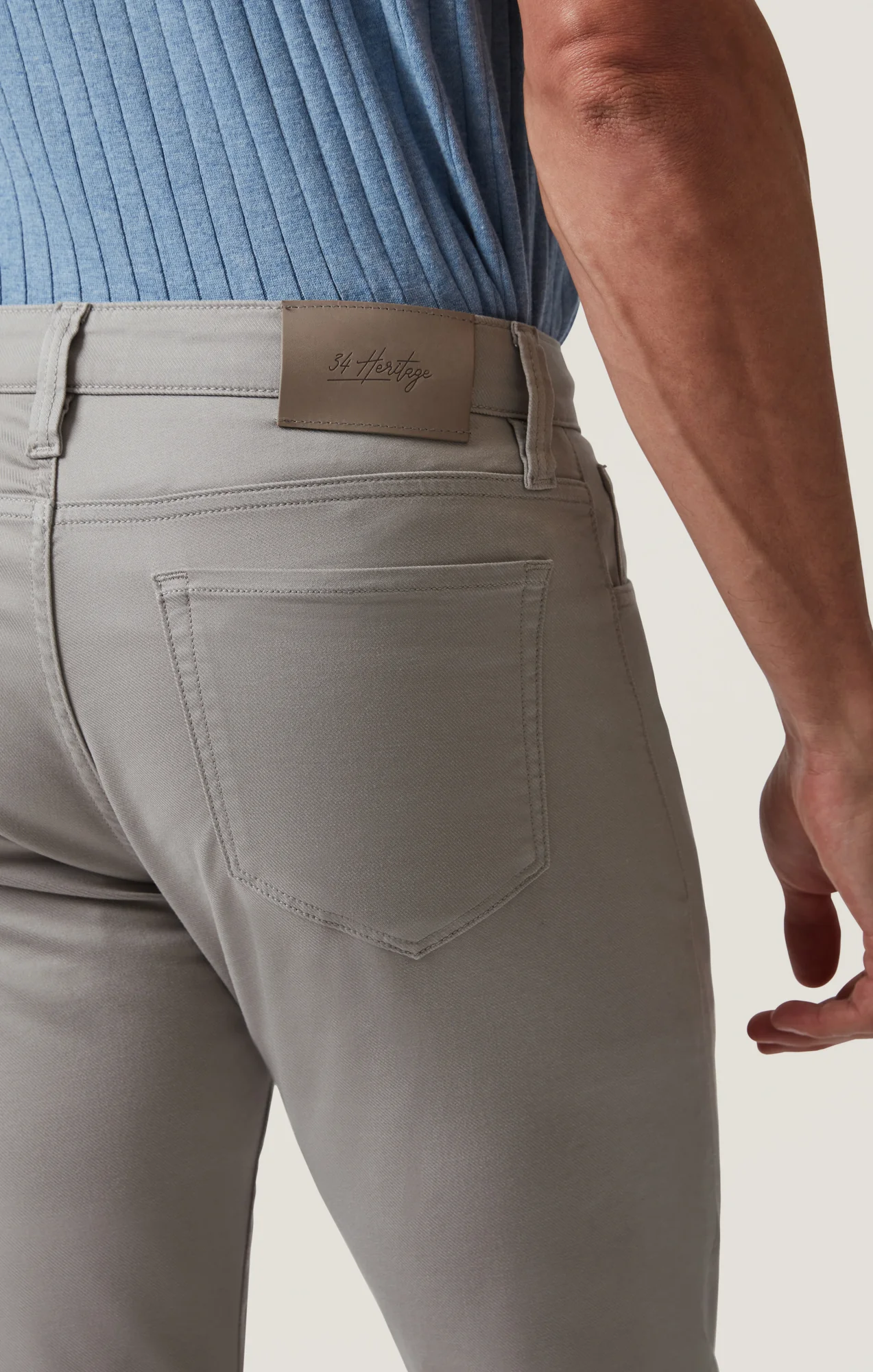 Courage Straight Leg Pants in Platinum Coolmax - Image 6
