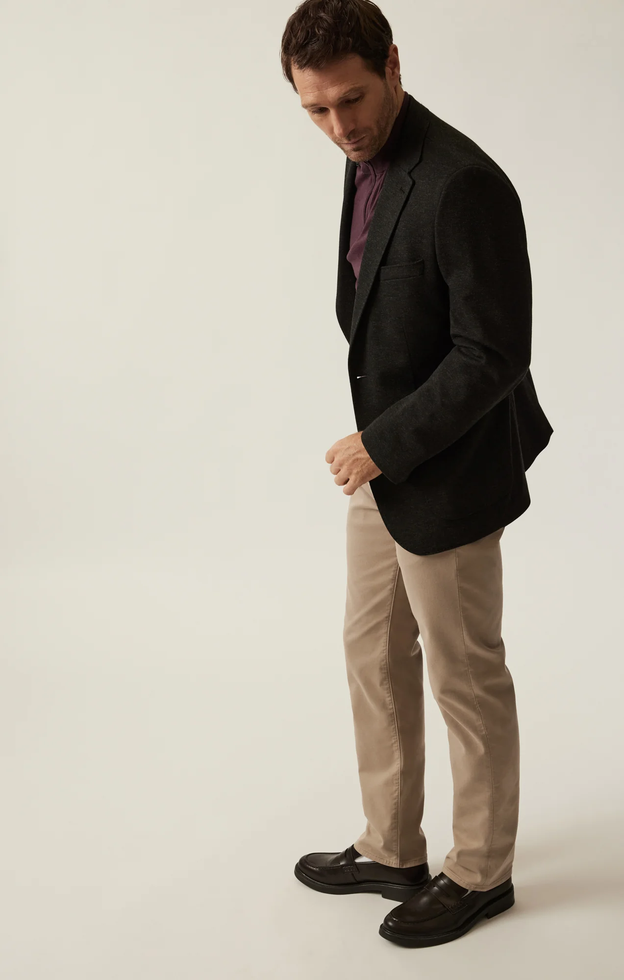 Courage Straight Leg Pants in Sand Coolmax - Image 6