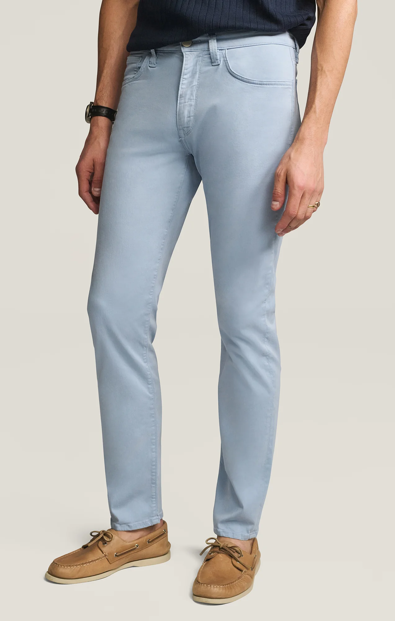 Courage Straight Leg Pants in Sky Twill - Image 2