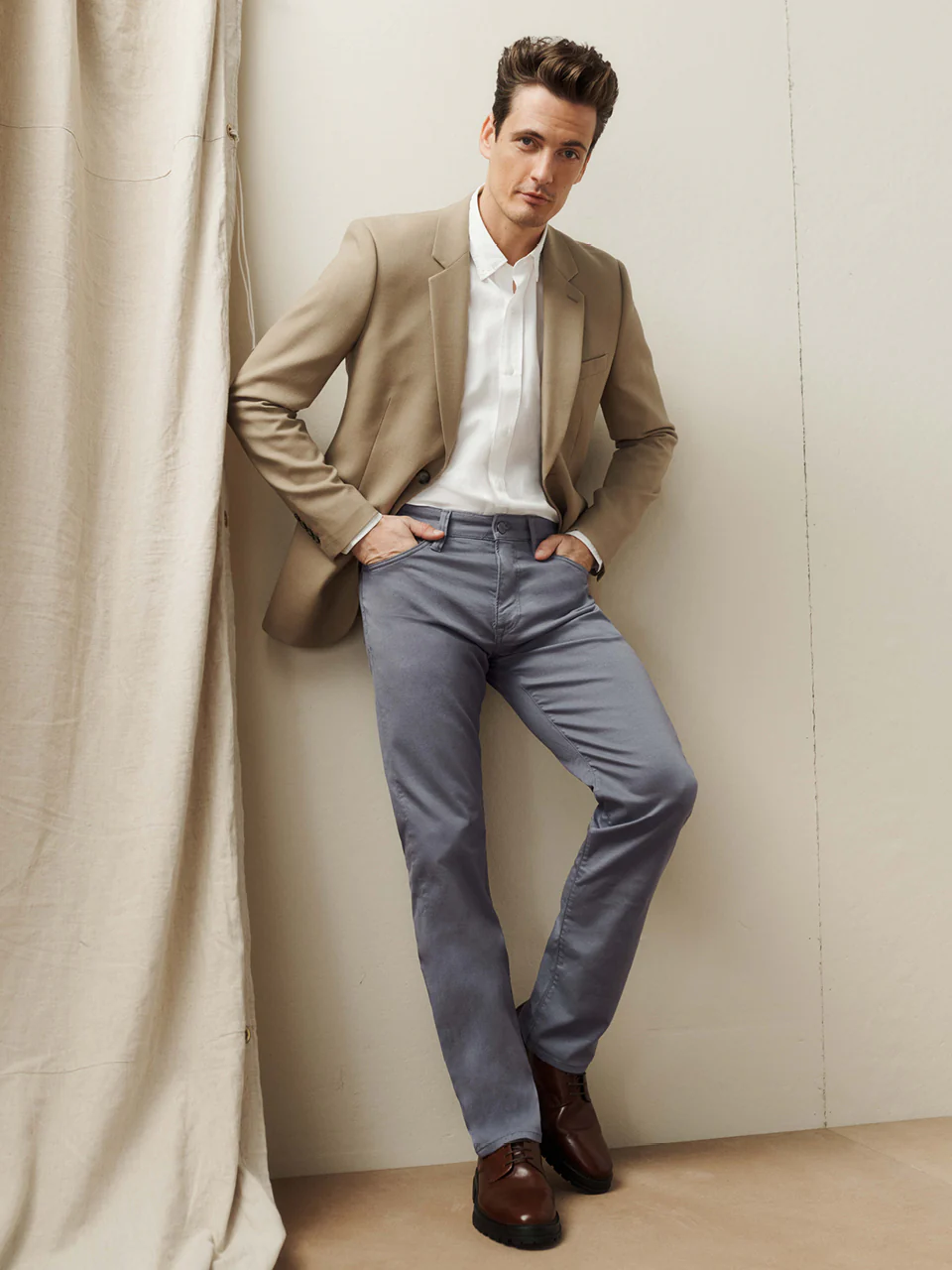 Courage Straight Leg Pants in Stormy CoolMax - Image 11