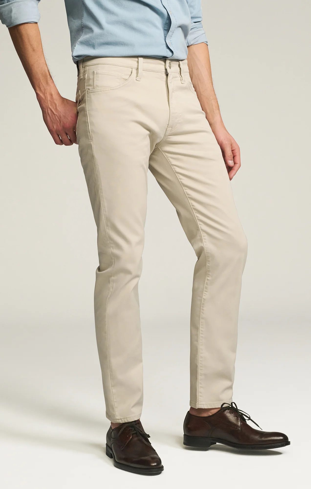 Courage Straight Leg Pants in Tan Coolmax - Image 2