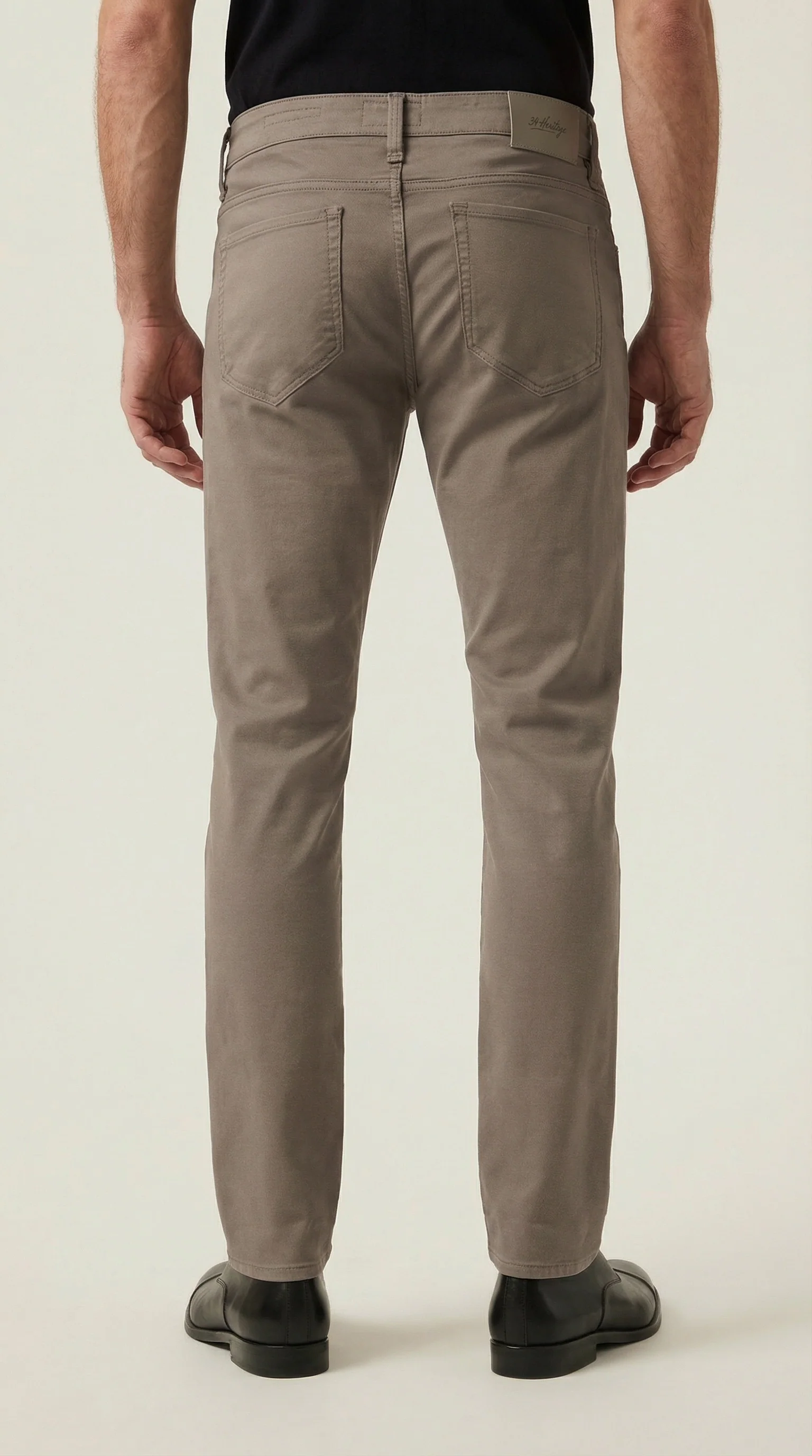 Courage Straight Leg Pants in Taupe Coolmax - Image 3