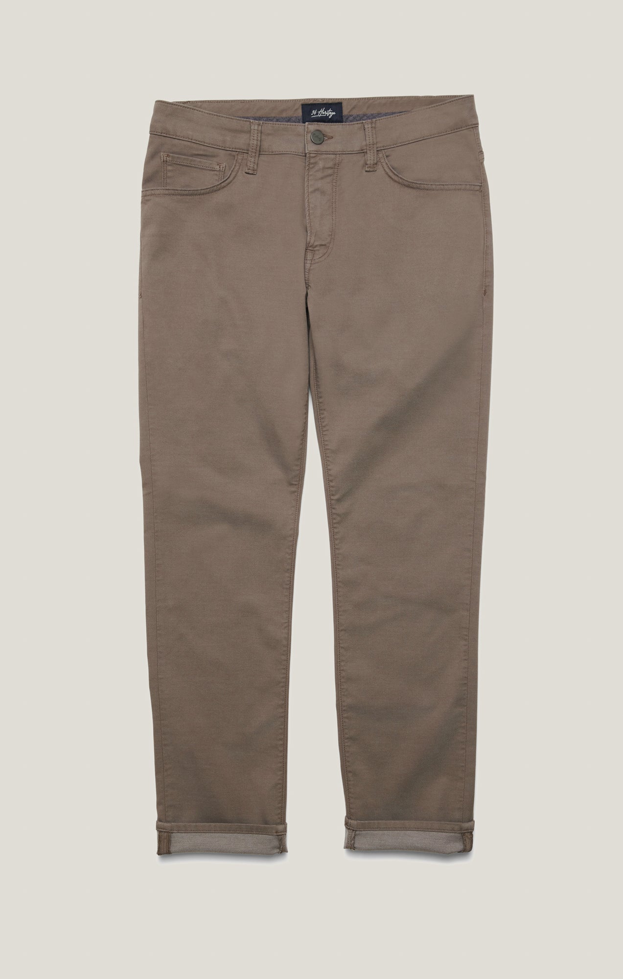 Courage Straight Leg Pants in Taupe Coolmax - Image 6