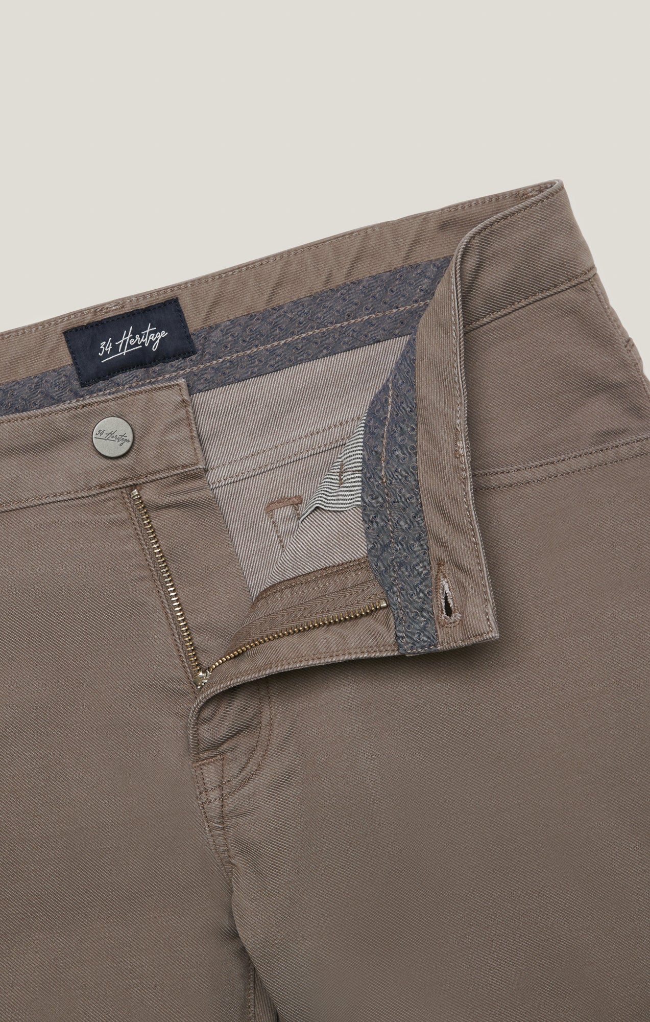 Courage Straight Leg Pants in Taupe Coolmax - Image 7