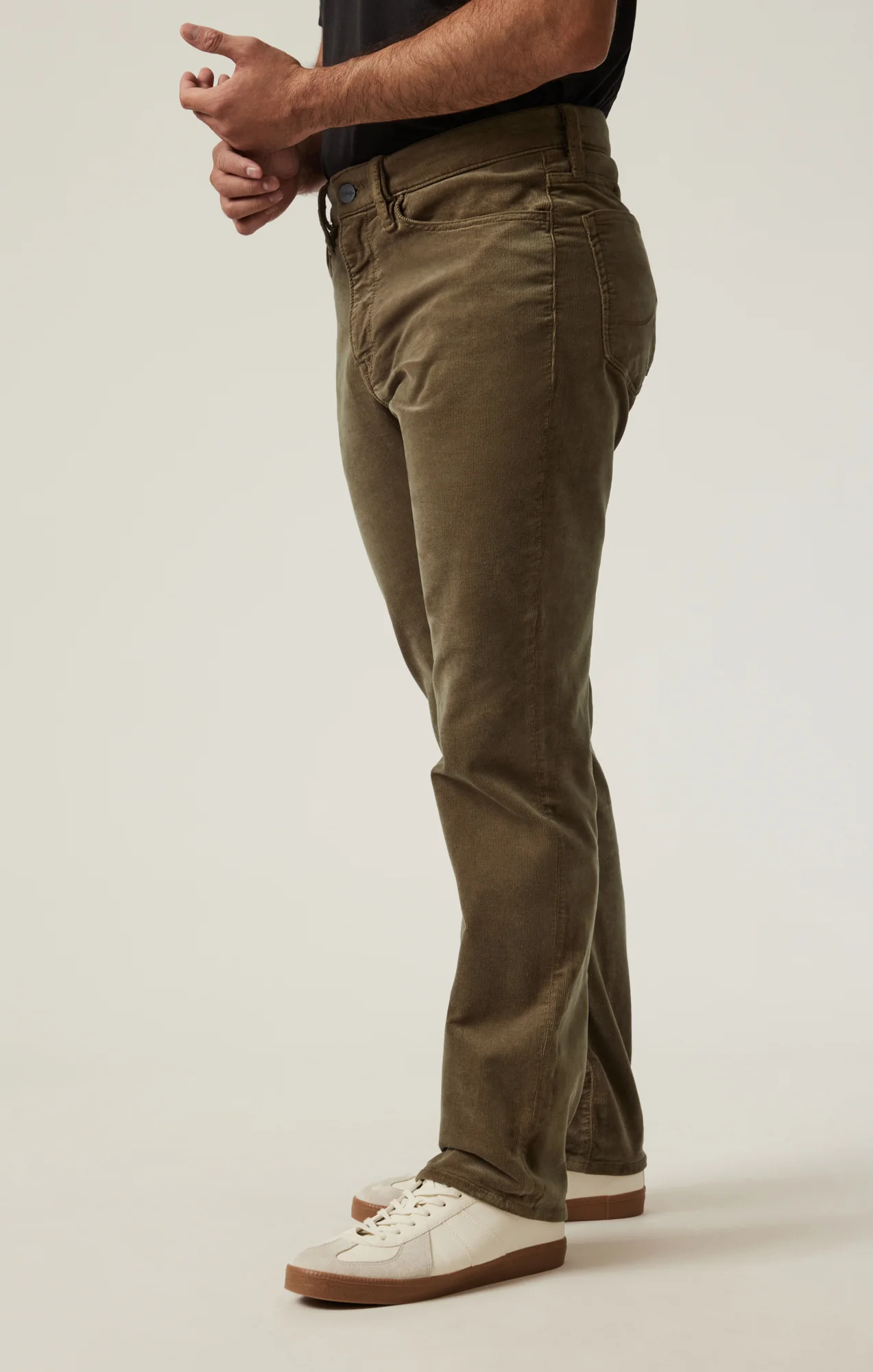 Courage Straight Leg Pants in Tobacco Cord - Image 3