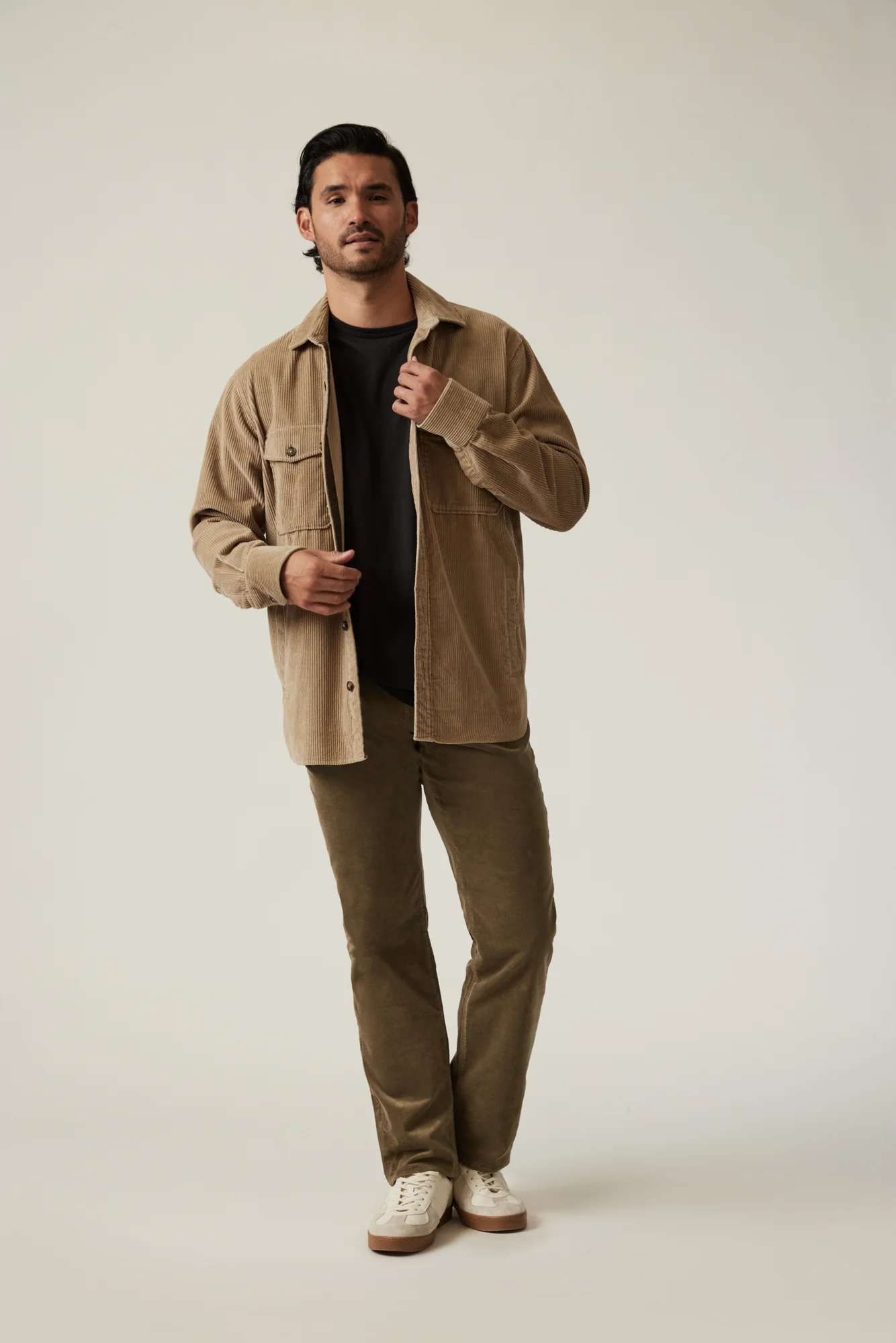 Courage Straight Leg Pants in Tobacco Cord - Image 6