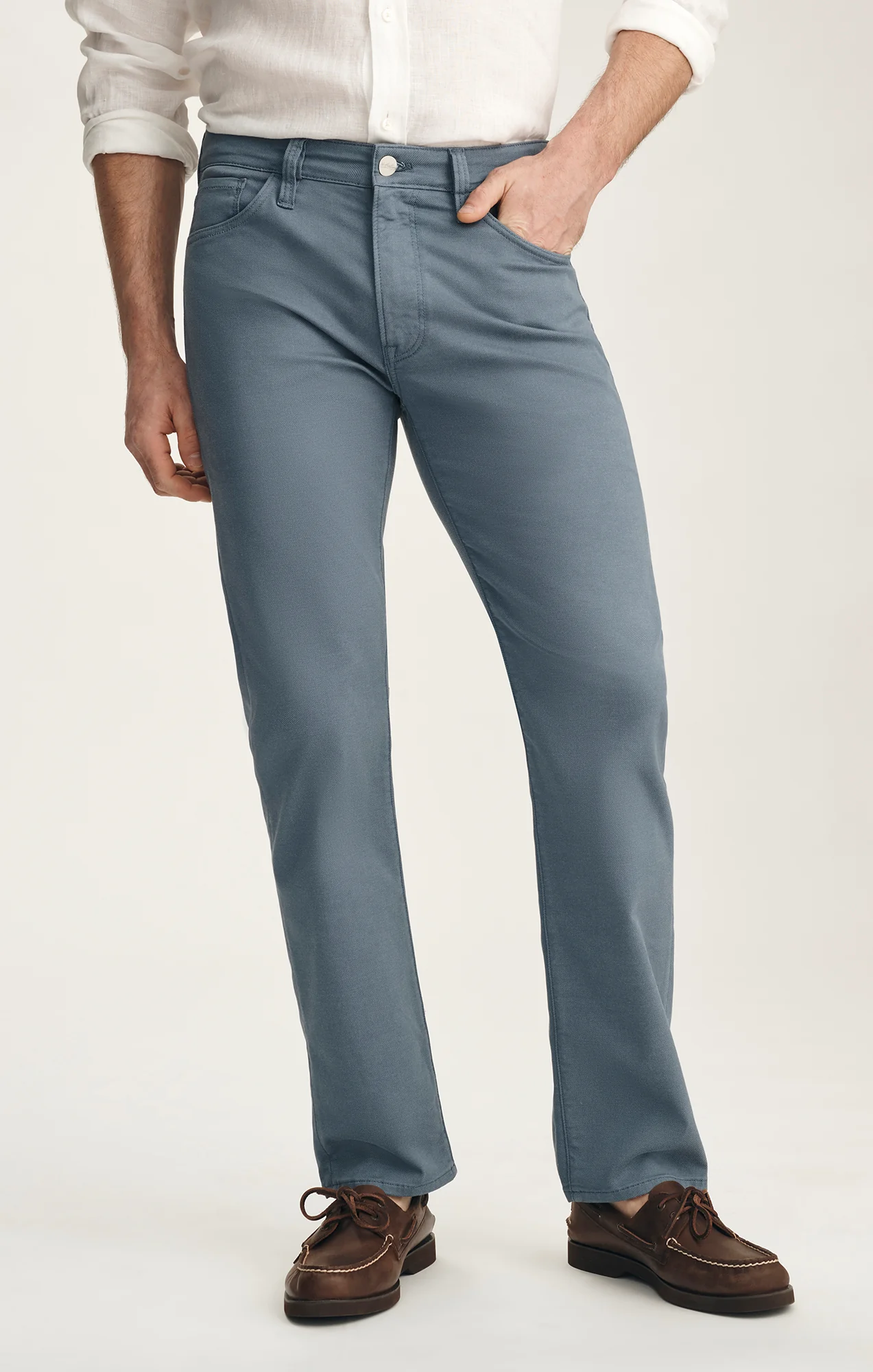 Courage Straight Leg Pants In Vintage Indigo Coolmax - Image 2