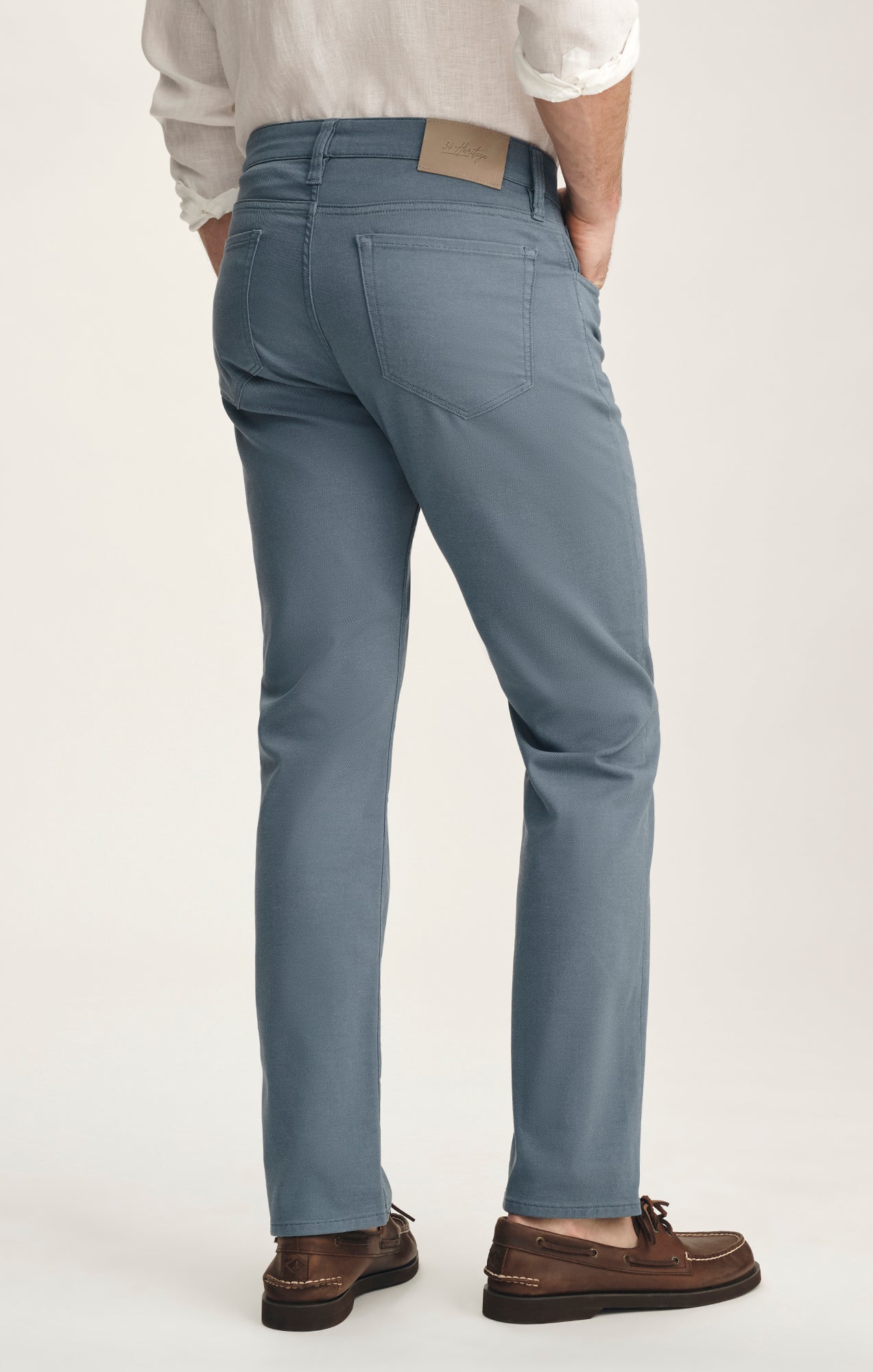 Courage Straight Leg Pants In Vintage Indigo Coolmax - Image 4
