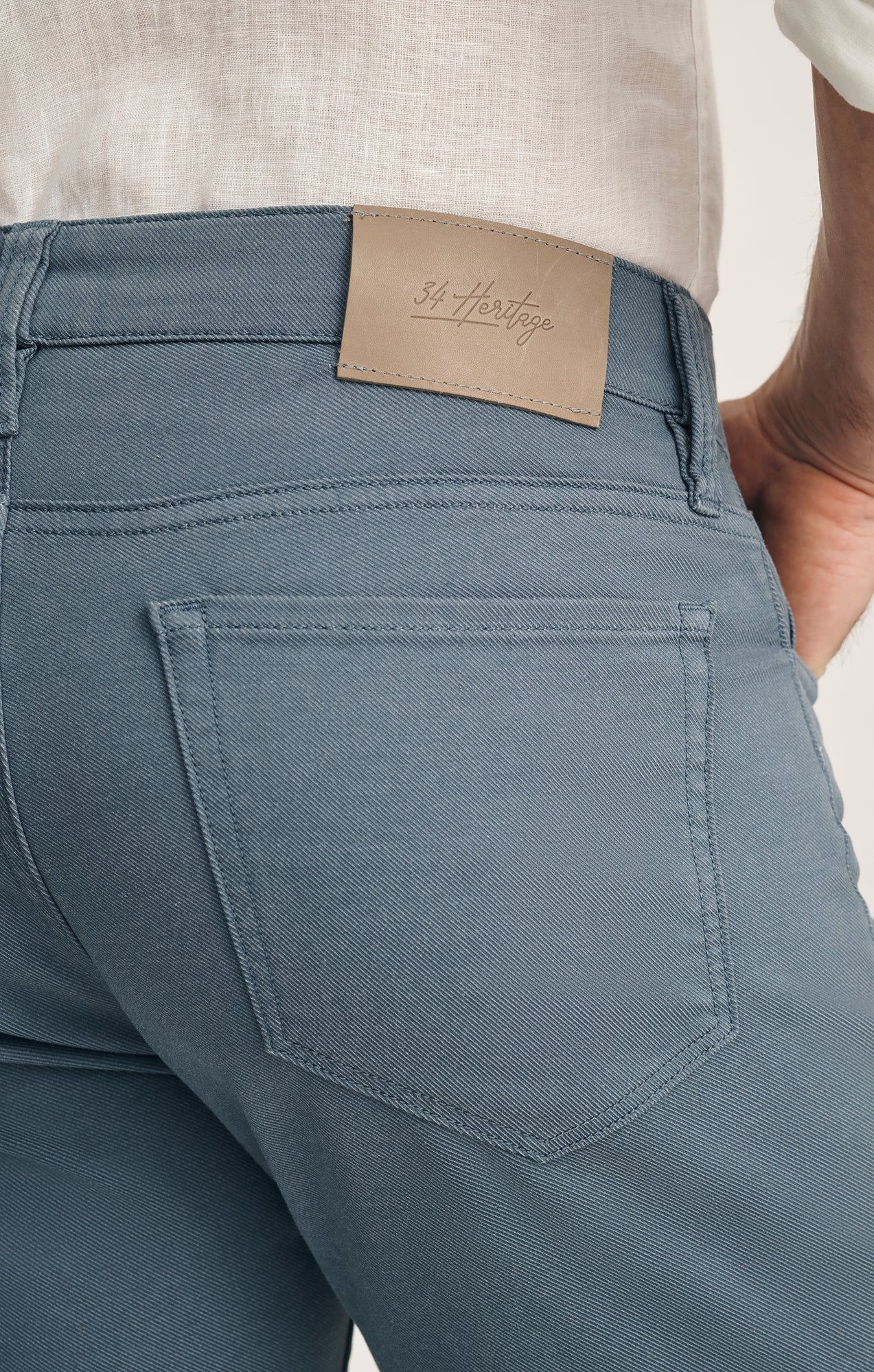 Courage Straight Leg Pants In Vintage Indigo Coolmax - Image 5