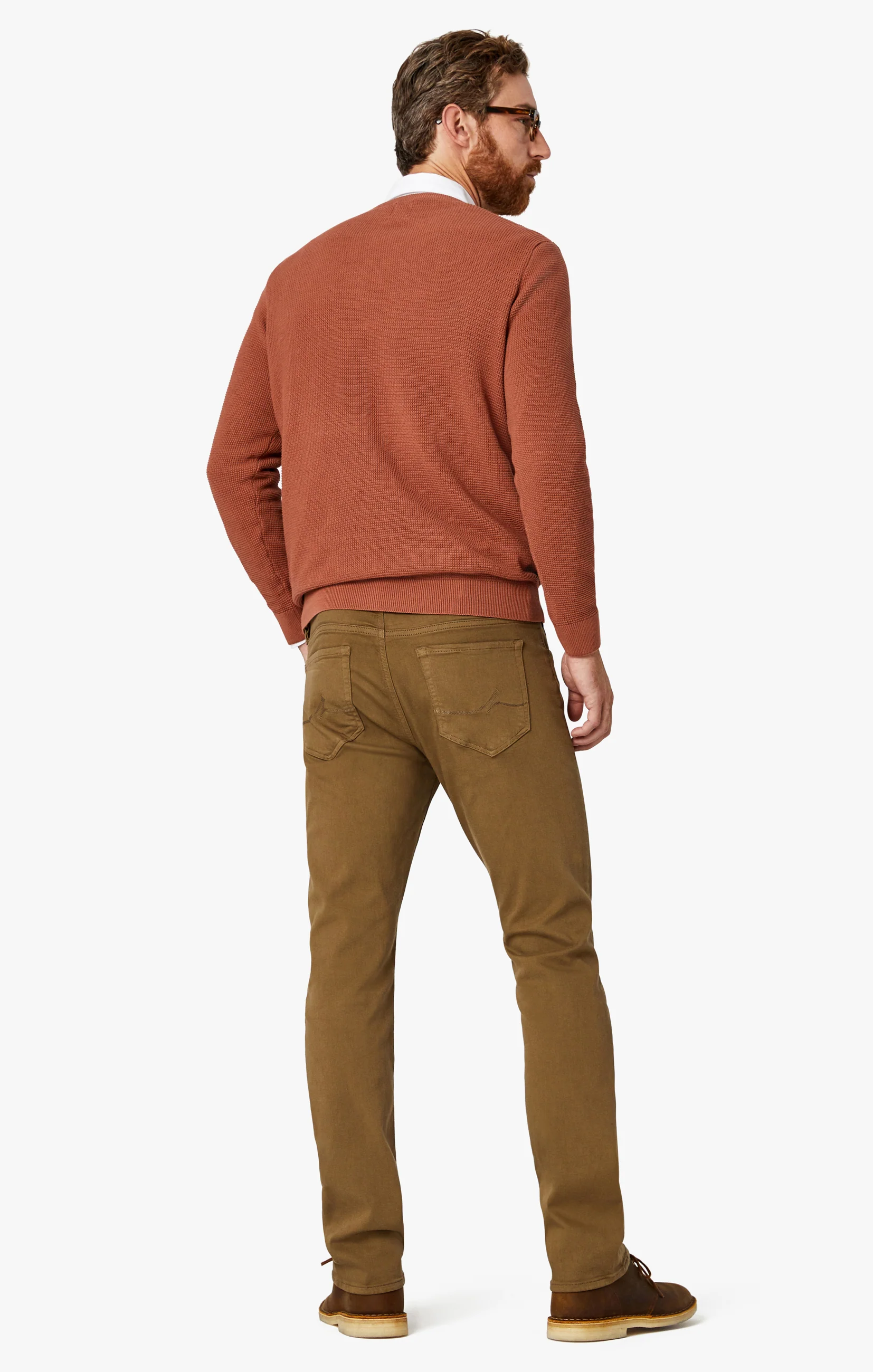 Courage Straight Leg Pants In Tobacco Comfort - Image 11