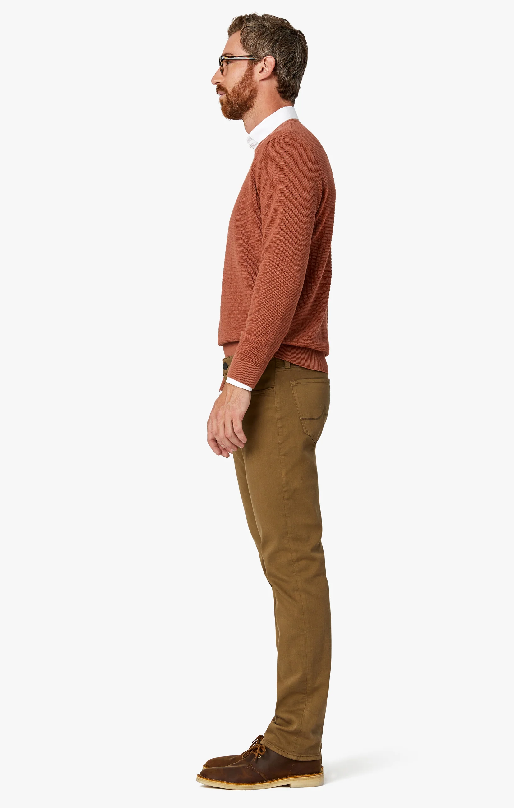 Courage Straight Leg Pants In Tobacco Comfort - Image 9