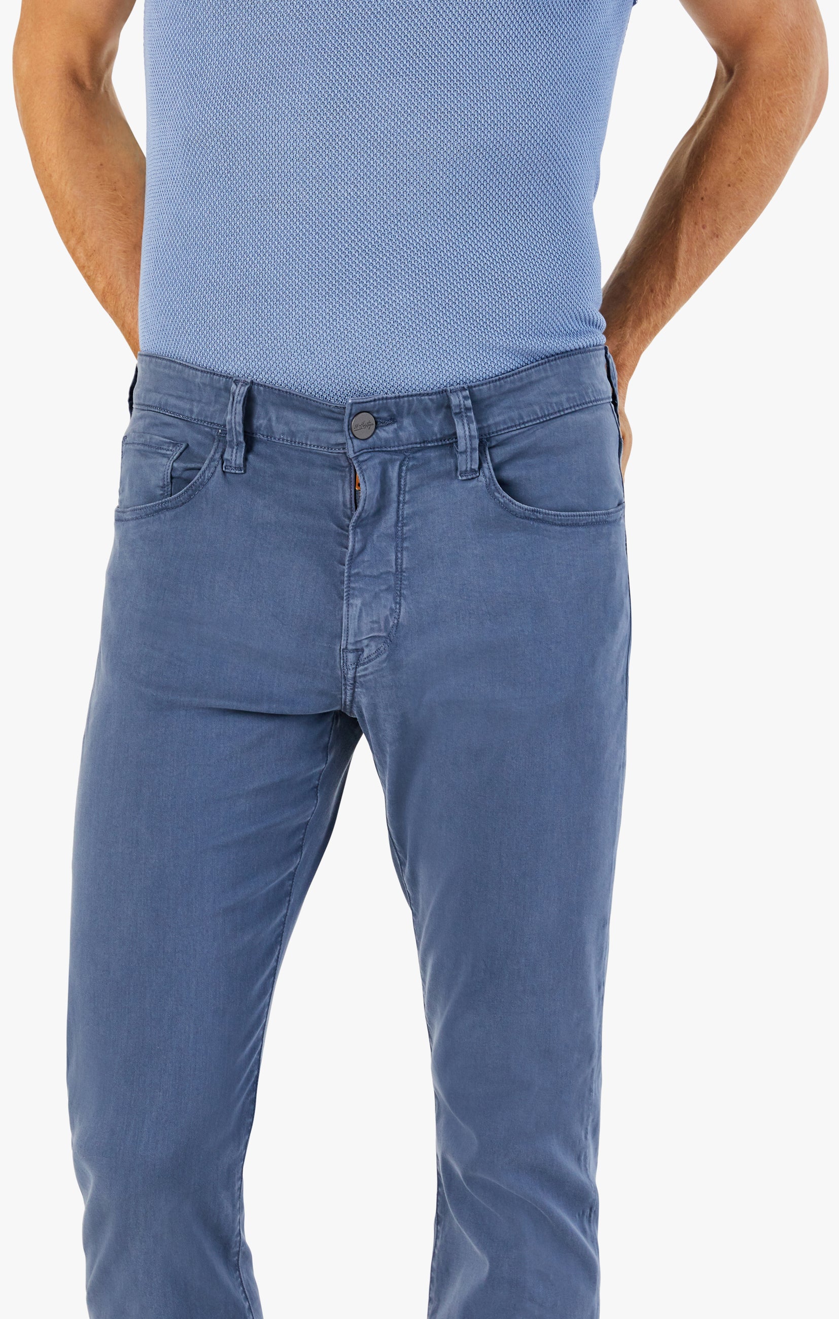 Courage Straight Leg Pants In Vintage Indigo Twill - Image 3