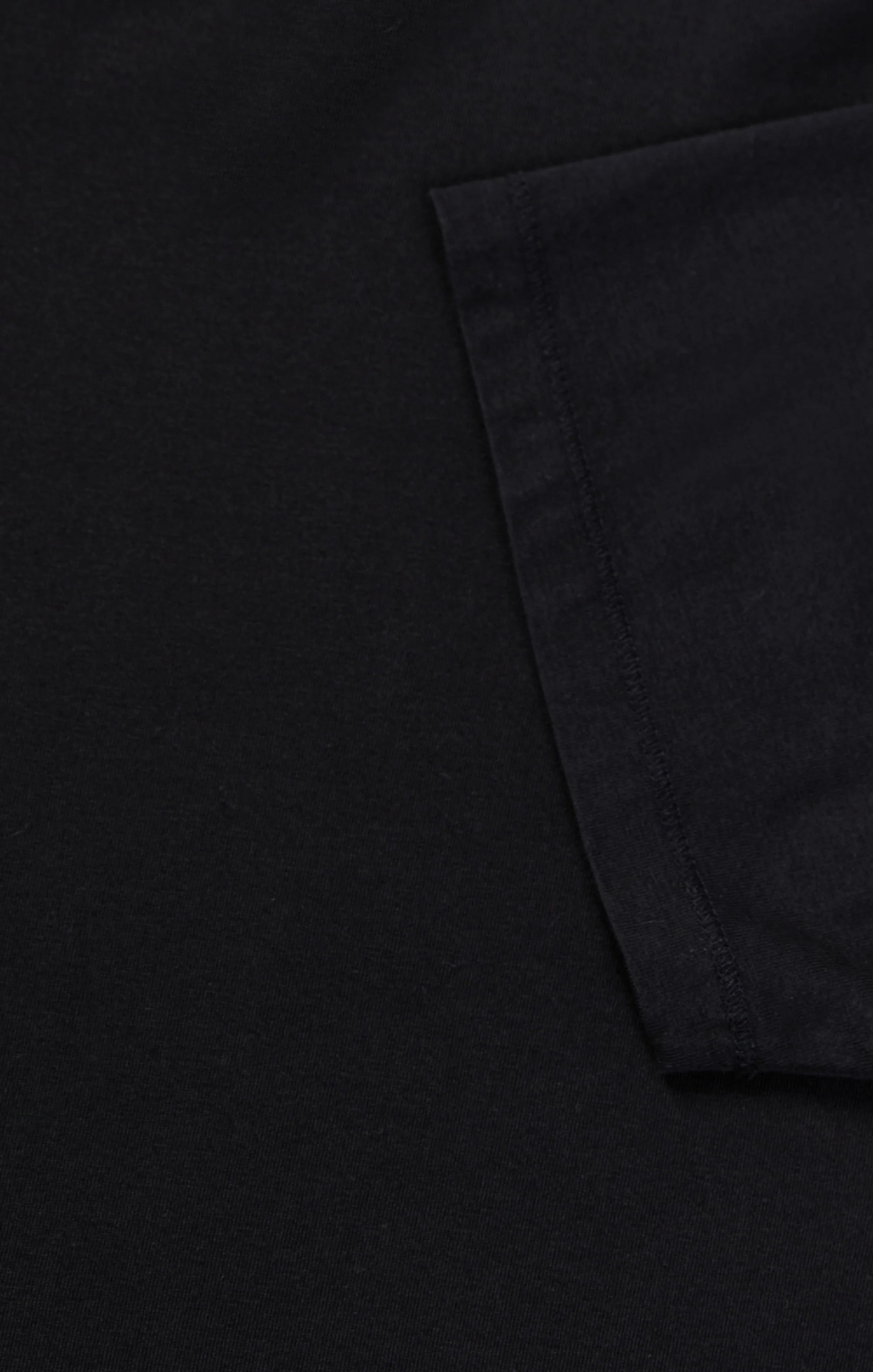 Deconstructed V-Neck T-Shirt in Black - Image 9