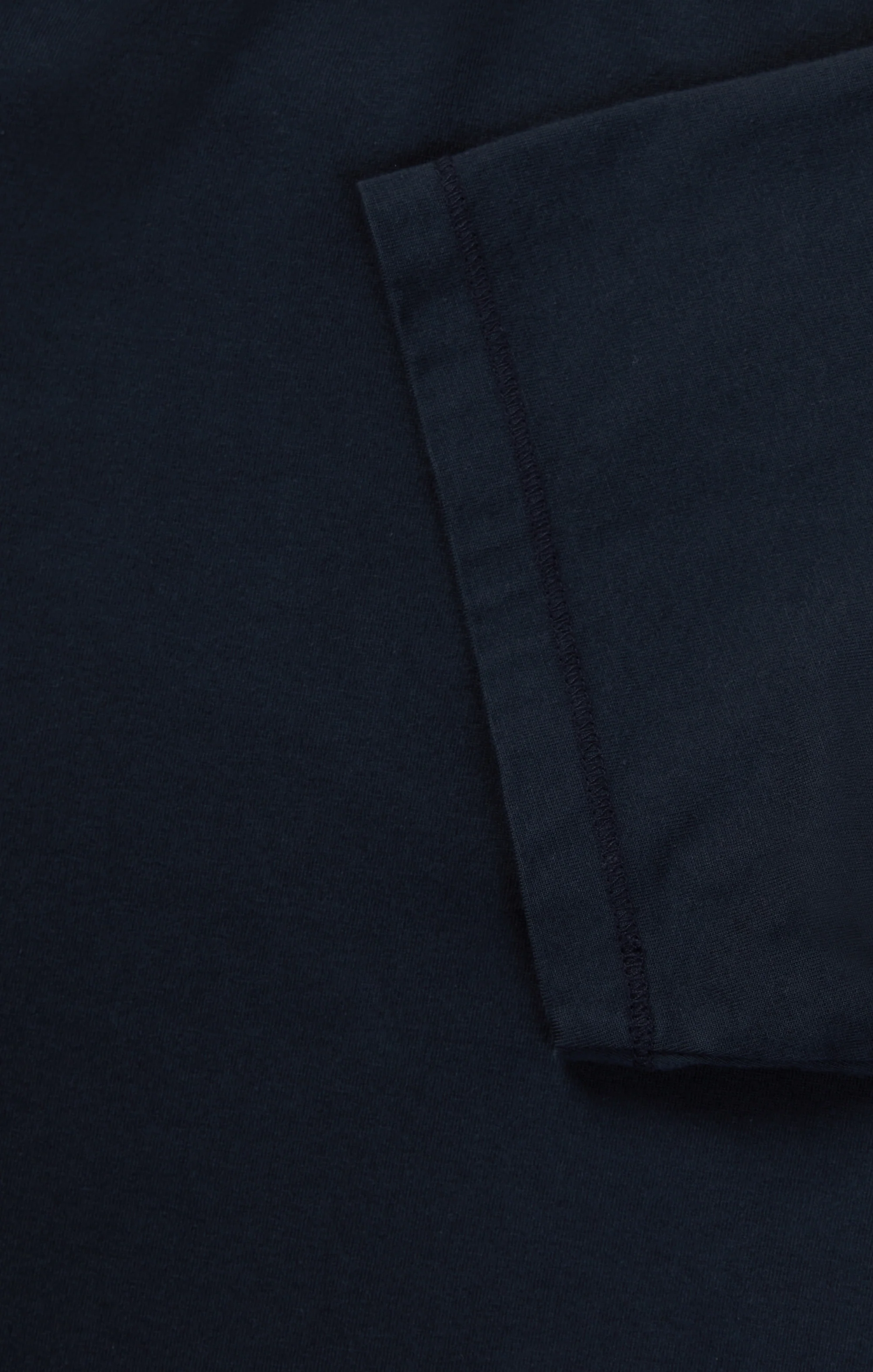 Deconstructed V-Neck T-Shirt in Dark Navy - Image 9