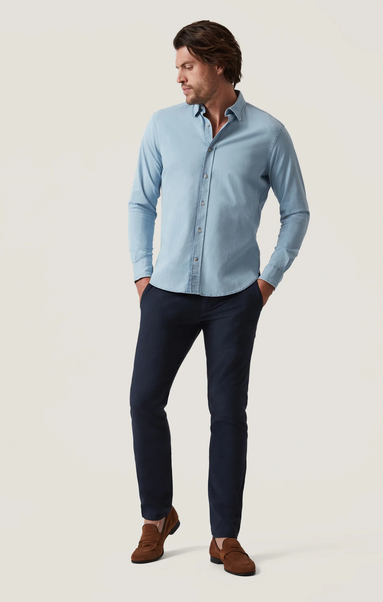 Denim Shirt in Bleach - Image 4