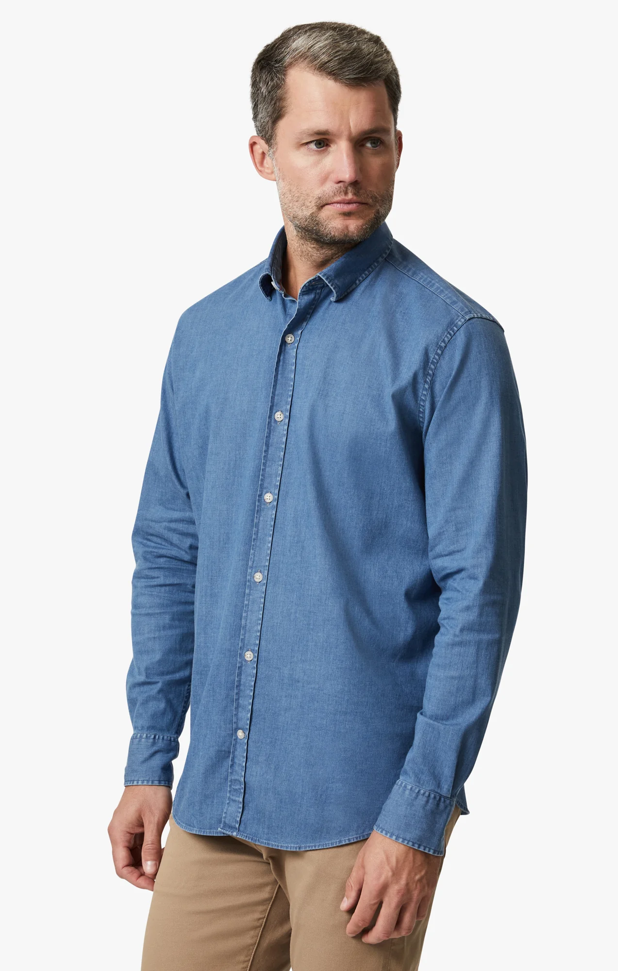 Denim Shirt In Light - Image 2